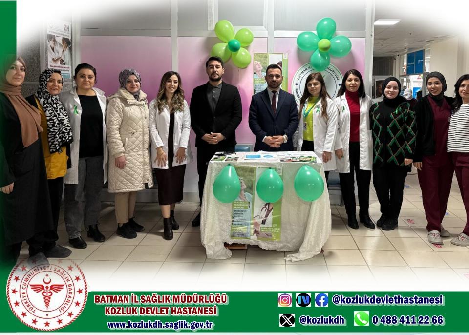 Kozluk’ta Serviks Kanseri Farkındalık Etkinliği Düzenlendi