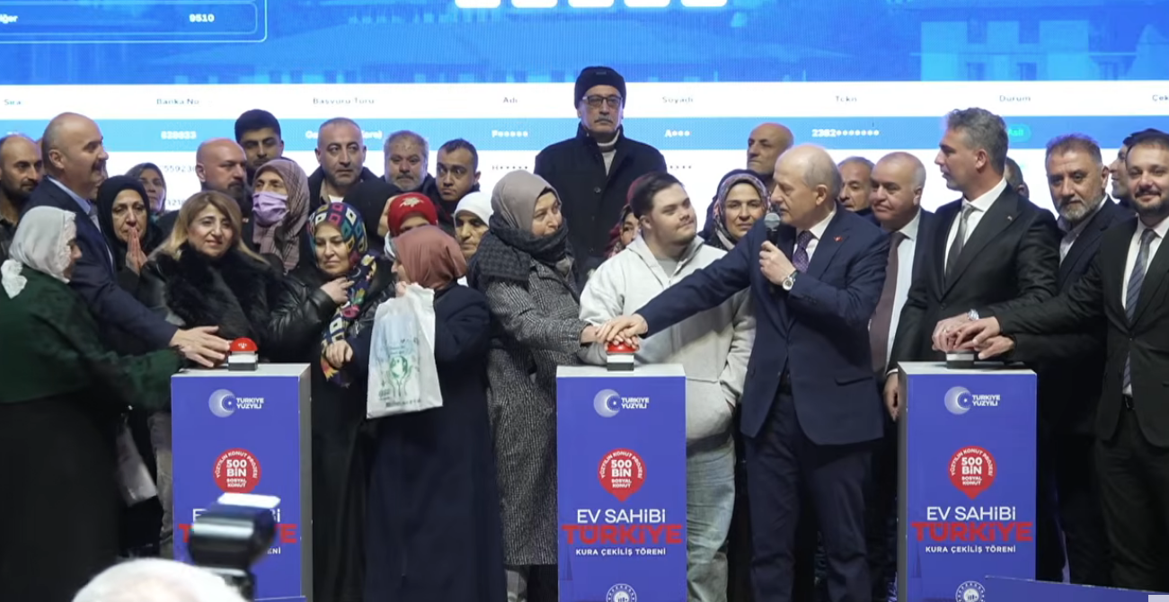 3 Bin 810 Konutun Hak Sahipleri Belirlendi (KURA SONUCU SORGULAMA)