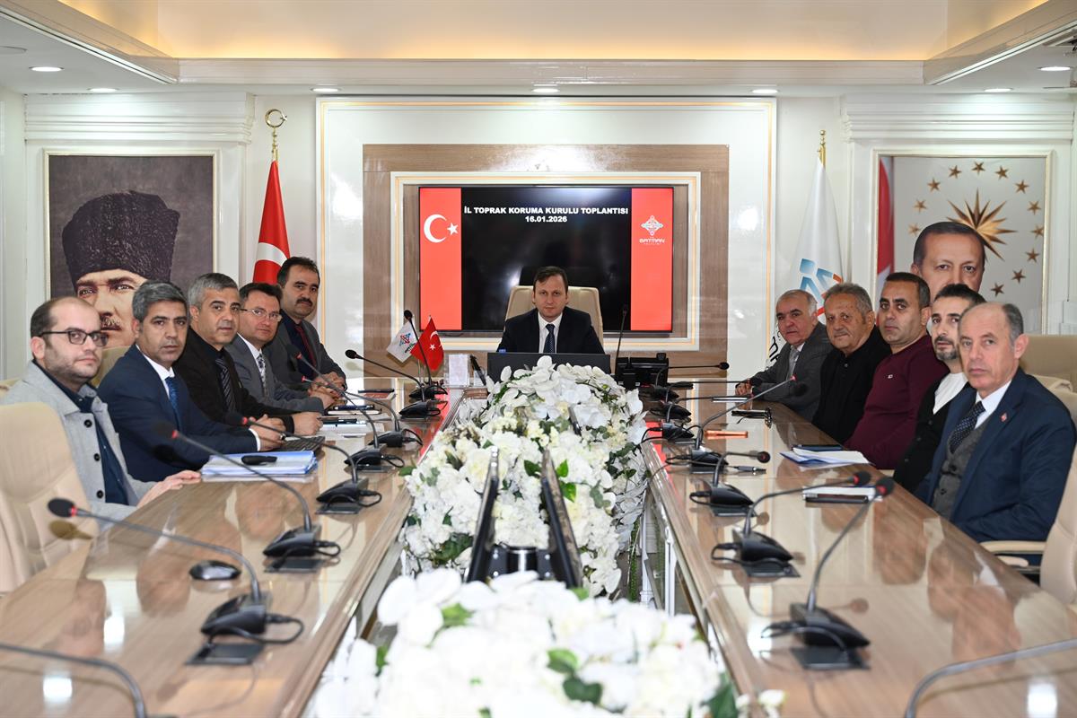 Yılın İlk İl Toprak Koruma Kurulu Toplantısı Yapıldı