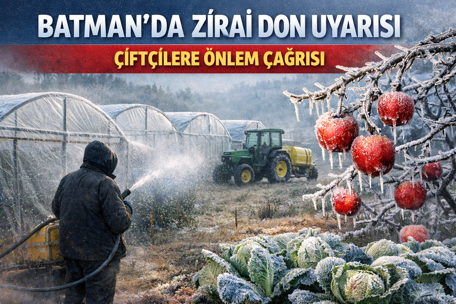 Çiftçilere Zirai Don Uyarısı