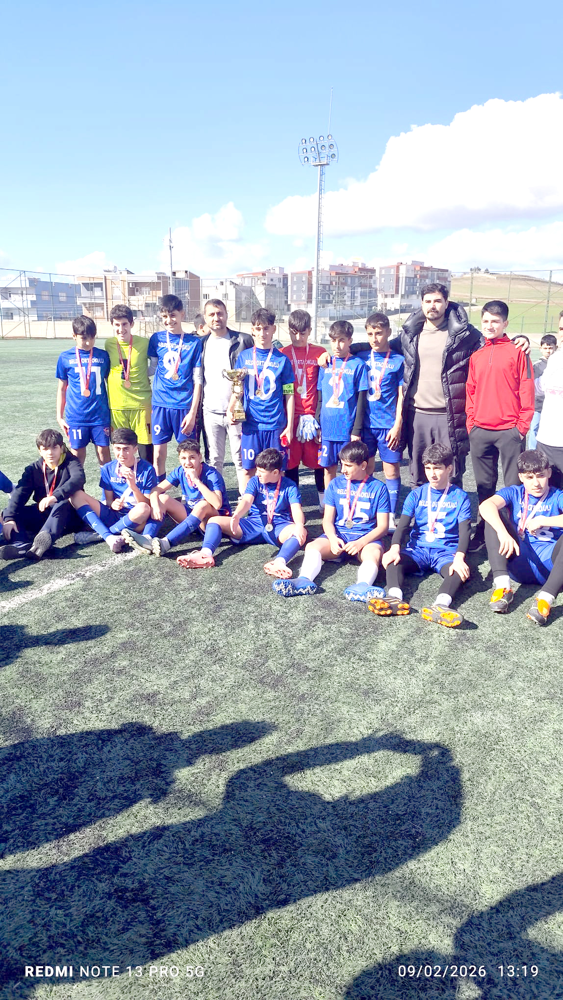 Yıldız Erkekler Futbolda Şampiyon Borsa İstanbul Belde Ortaokulu