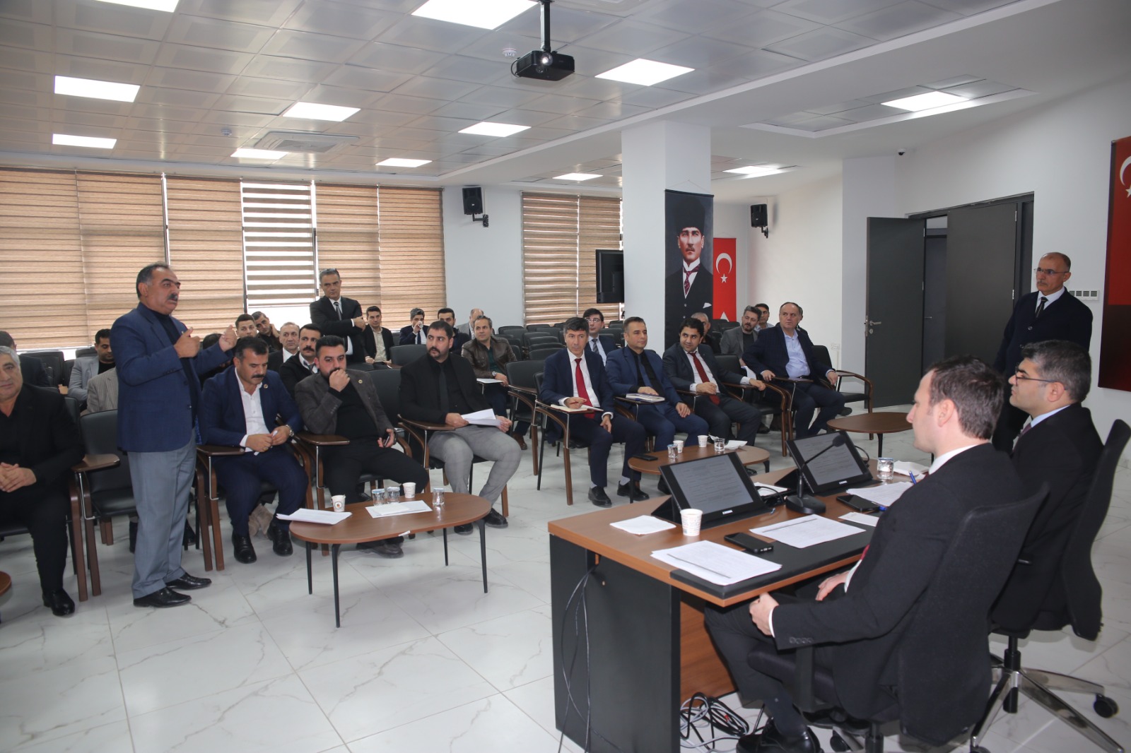 Muhtarlar Toplantısı STM’de Yapıldı