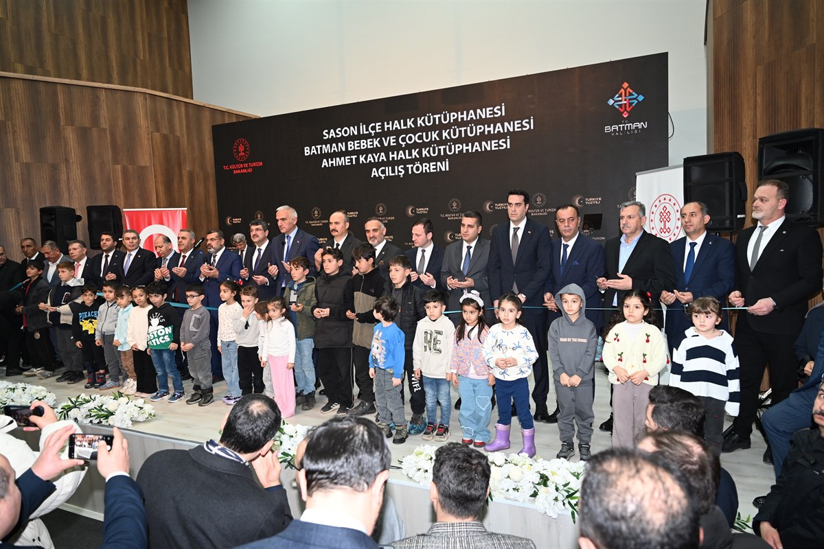 Batman’da 3 yeni Kütüphane hizmete açıldı