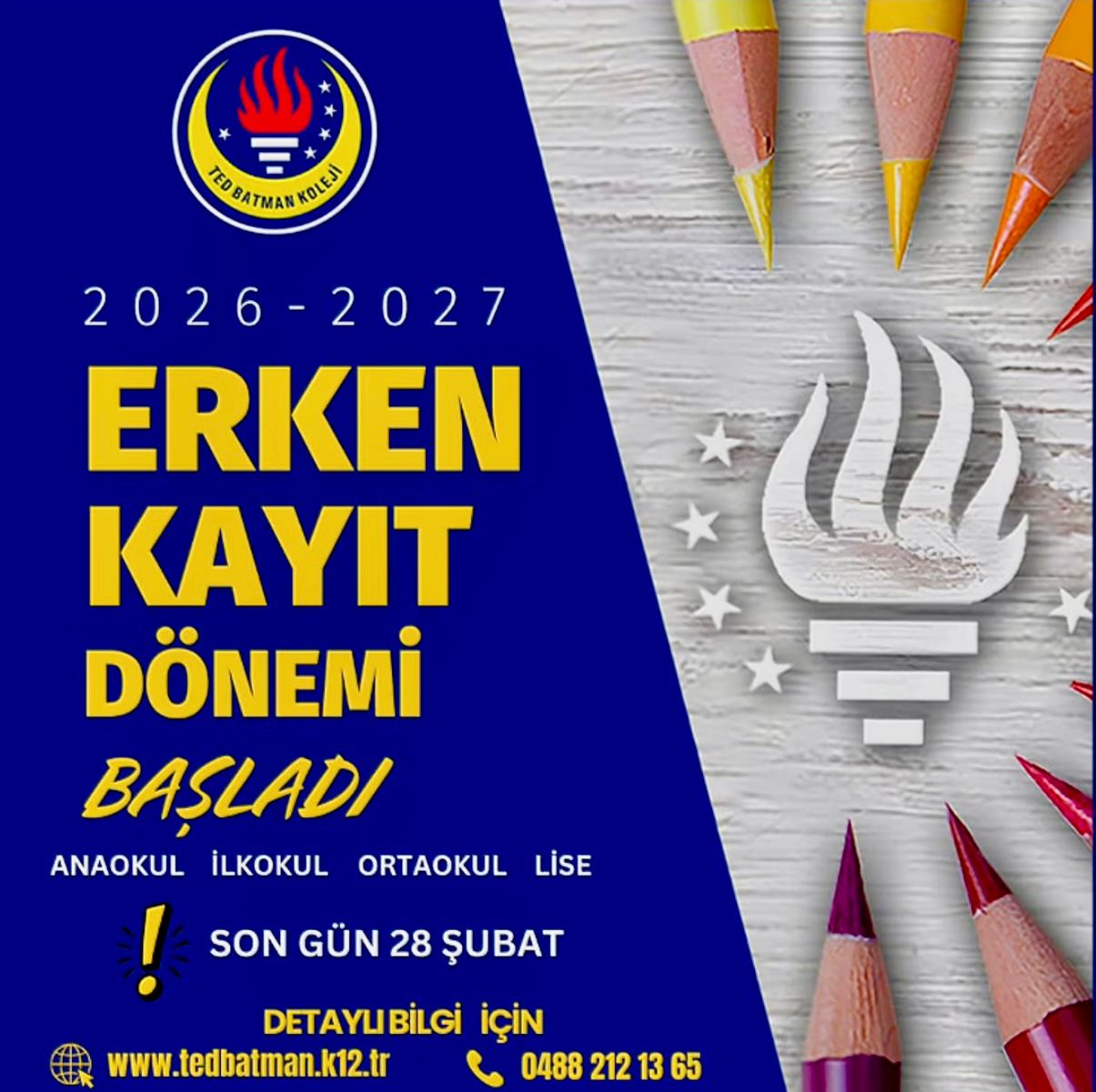 TED Koleji’nde Erken Kayıt Süreci 28 Şubat’ta Sona Eriyor