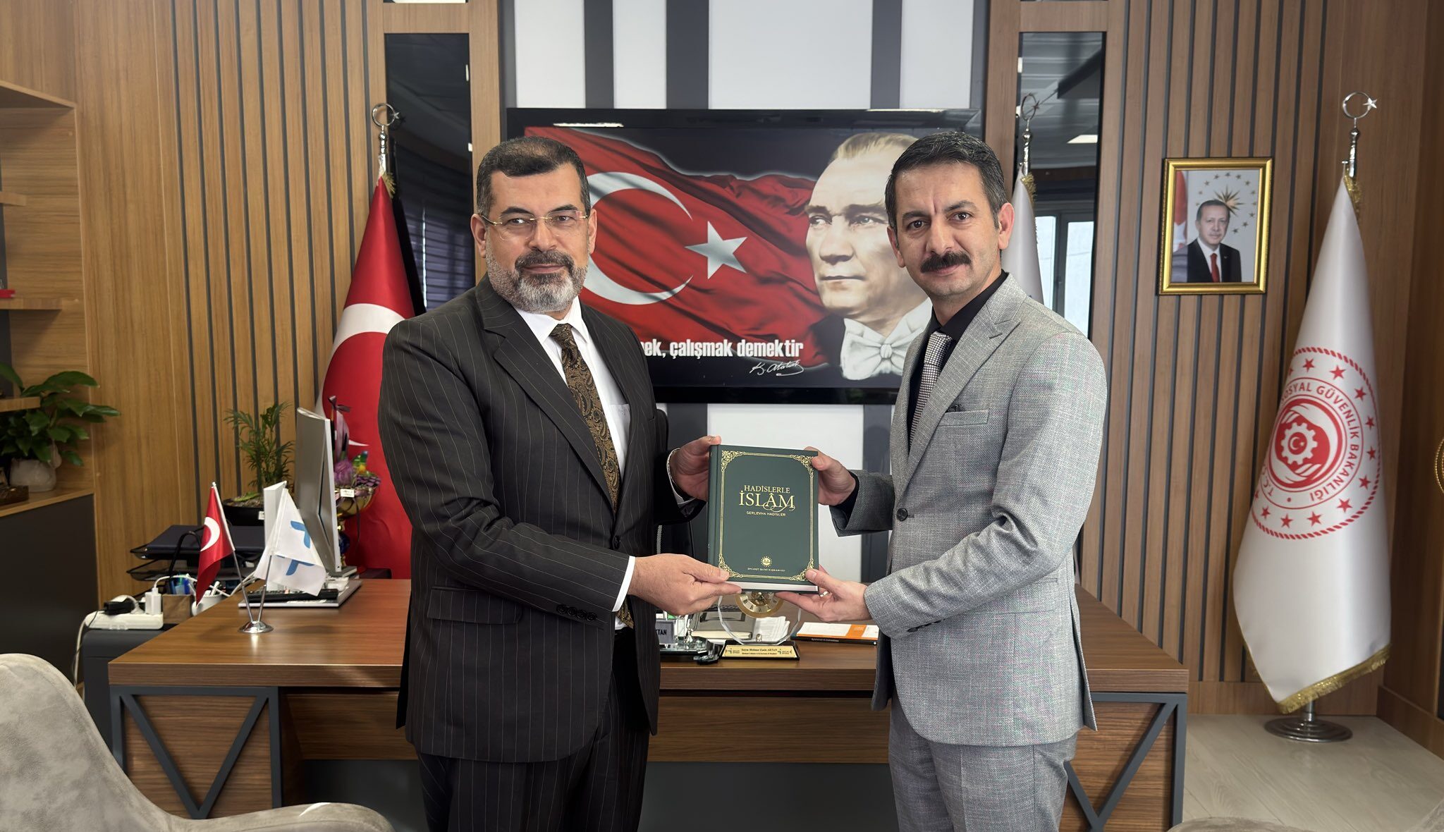 Müftü Durmuş’tan İŞKUR Müdürü Aktan’a nezaket ziyareti