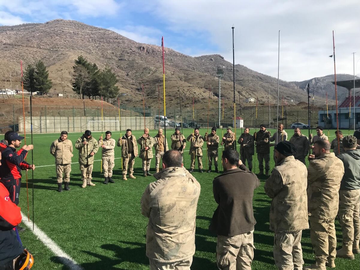 Güvenlik Korucularına Afet, Kar ve Çığla Mücadele Eğitimi
