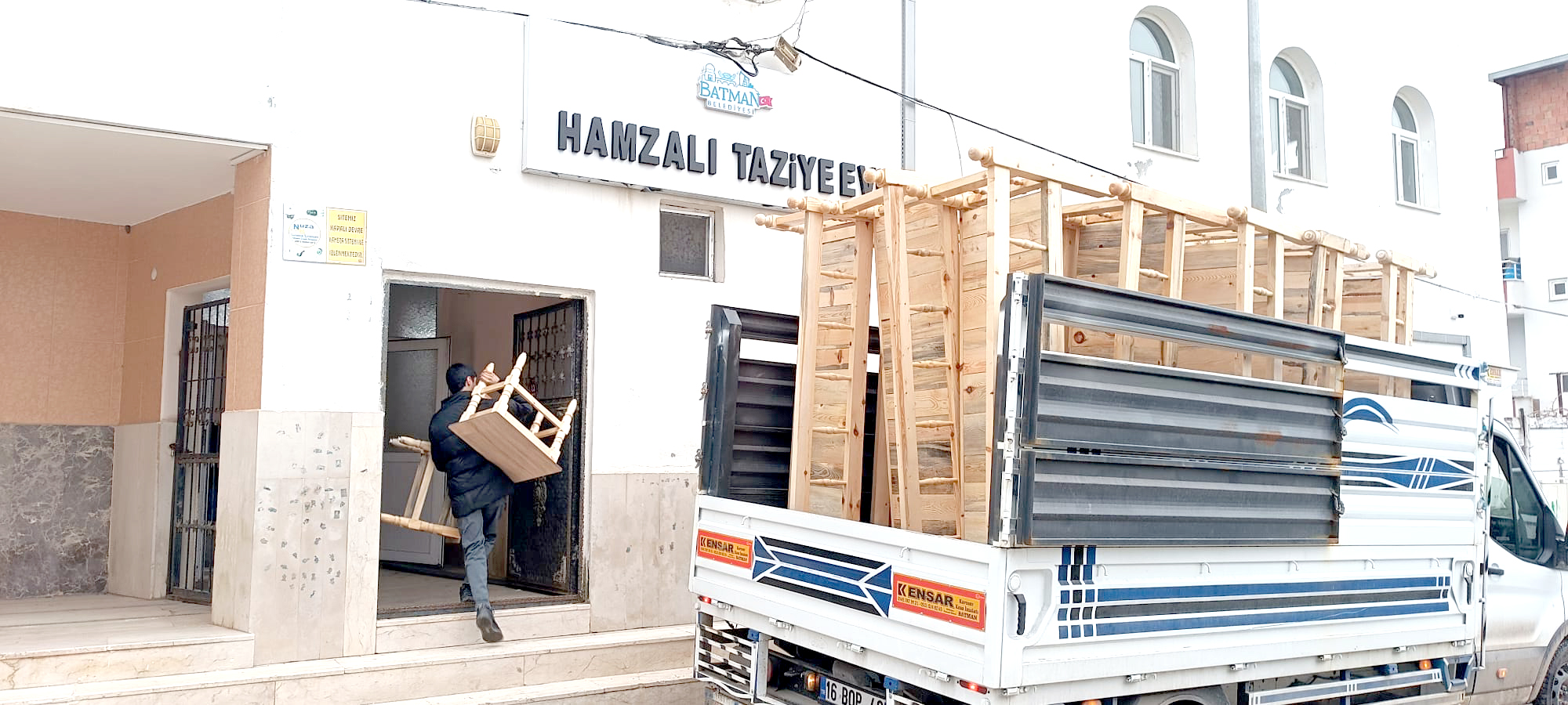 Belediyeden Taziyeevlerine büyük destek