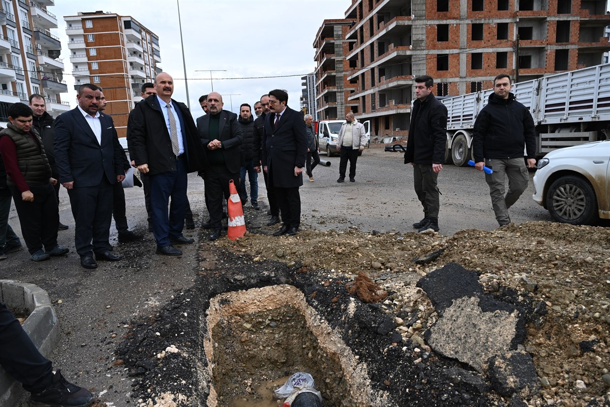TOKİ Bölgesine Kesintisiz İçme Suyu İçin Yeni Hat