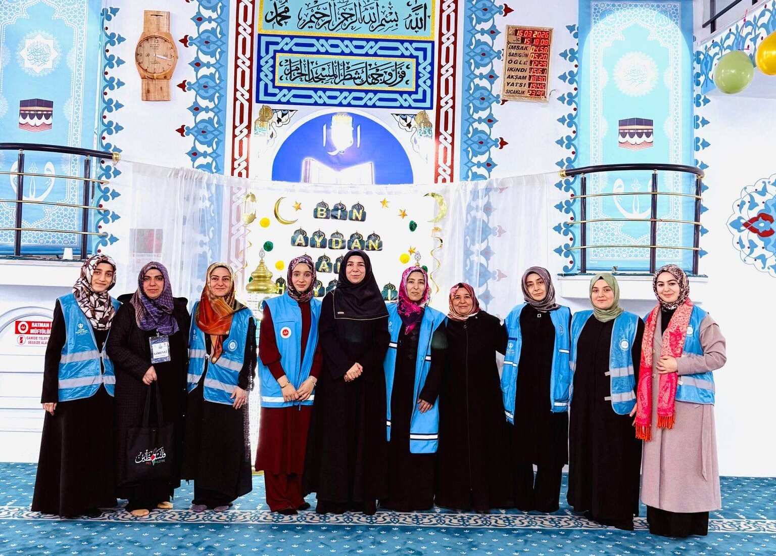 Batman Merkez Kasrevi Camii’nde hanımlara yönelik Kadir Gecesi programı düzenlendi