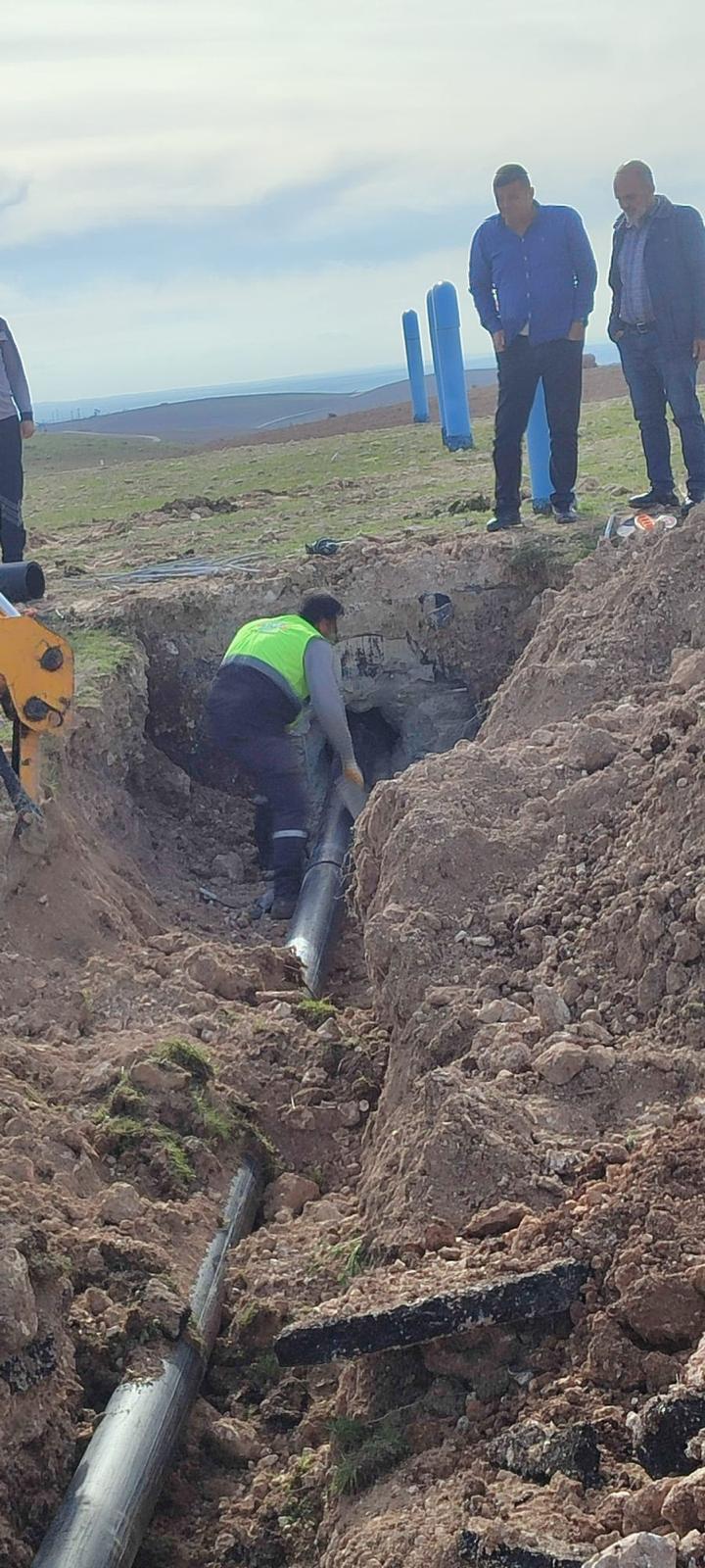 4500 Metrelik İçme Suyu Hattı Hizmete Alındı