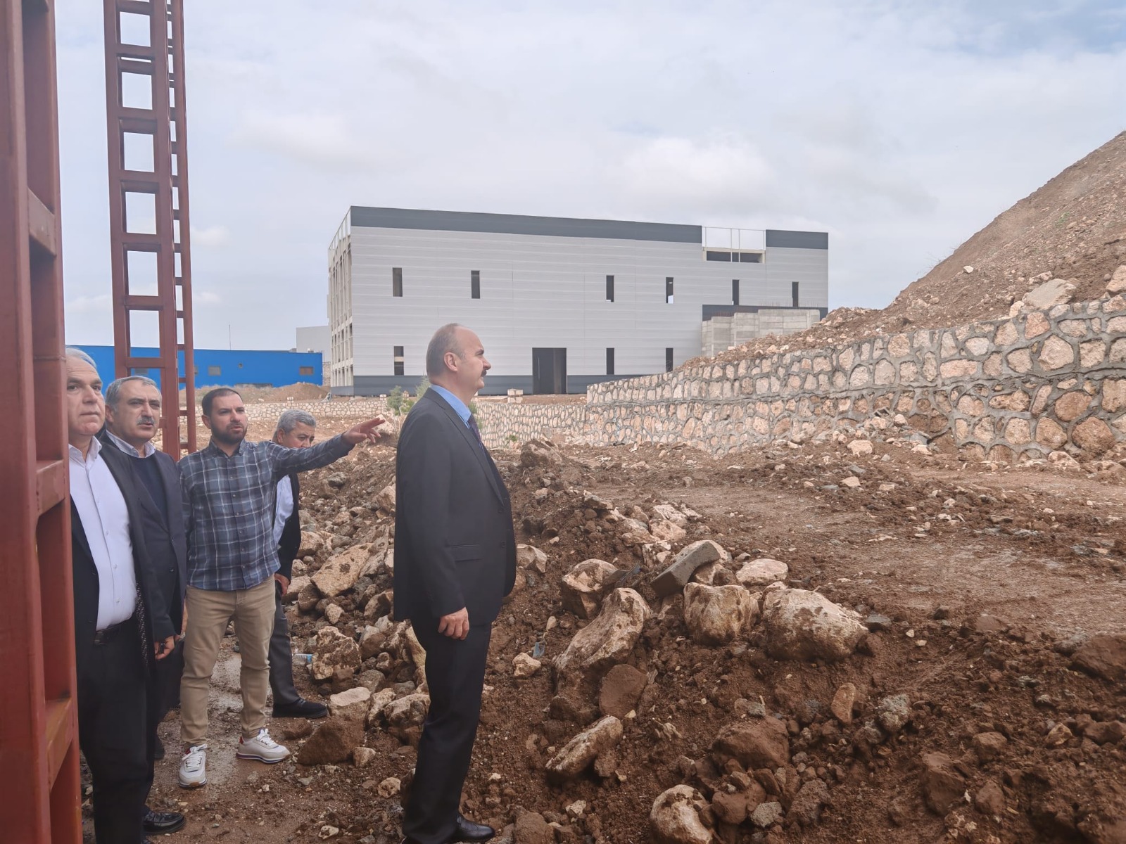 Yağışlardan Zarar Gören Fabrikaya Ziyaret