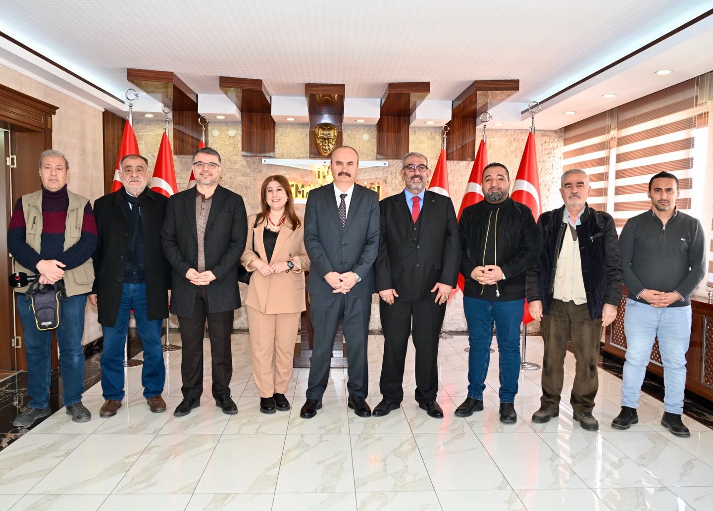 Batman Valisi Canalp, Çalışan Gazetecileri ağırladı