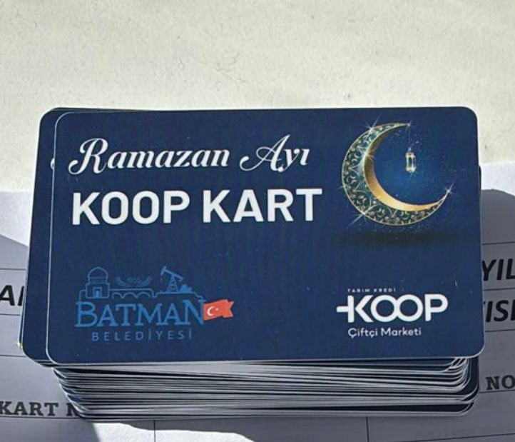 Batman Belediyesi’nden 6 Bin 600 Aileye Gıda Kartı Desteği