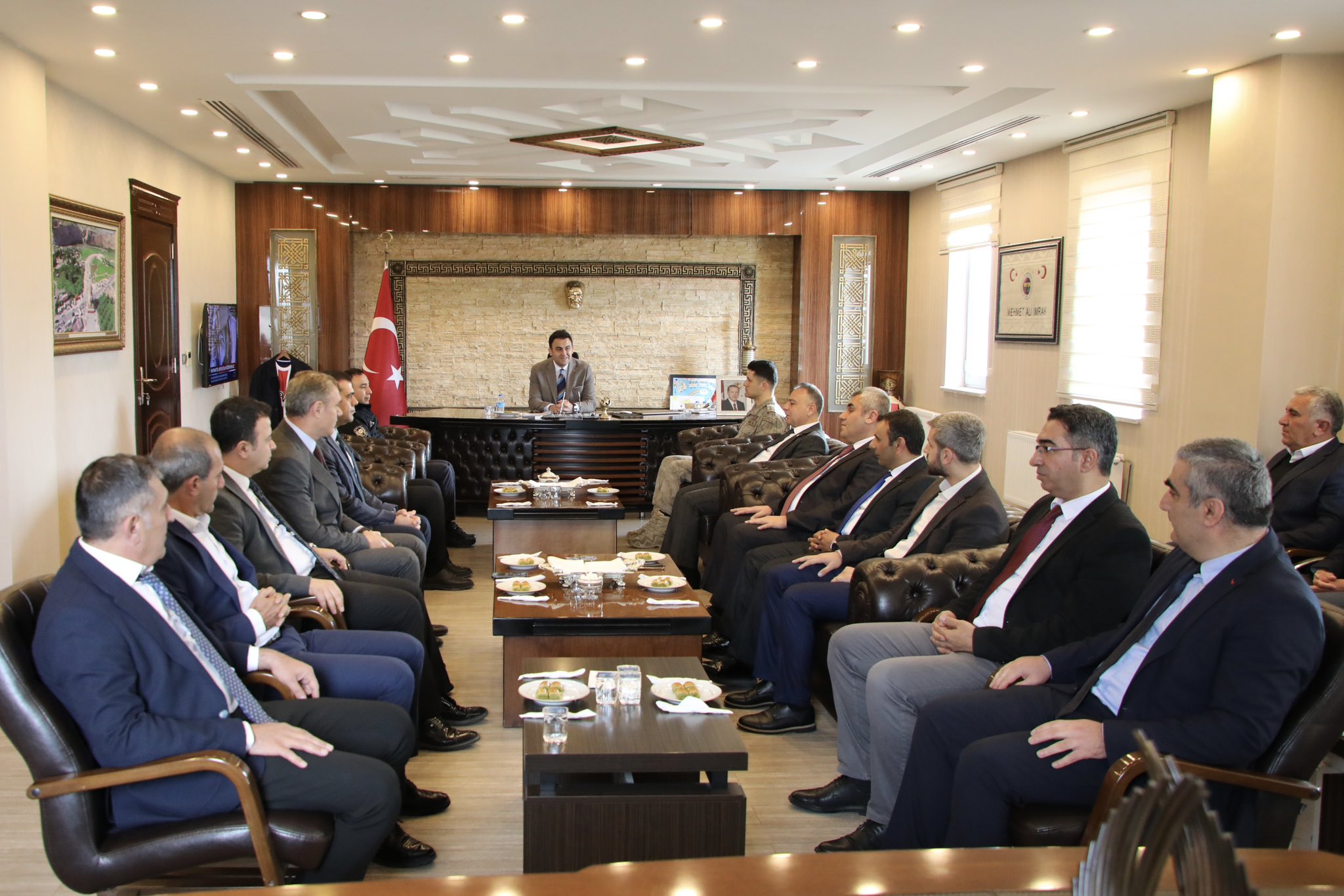 Kaymakam İmrak’tan Bayram Sonrası İlk Mesai Buluşması