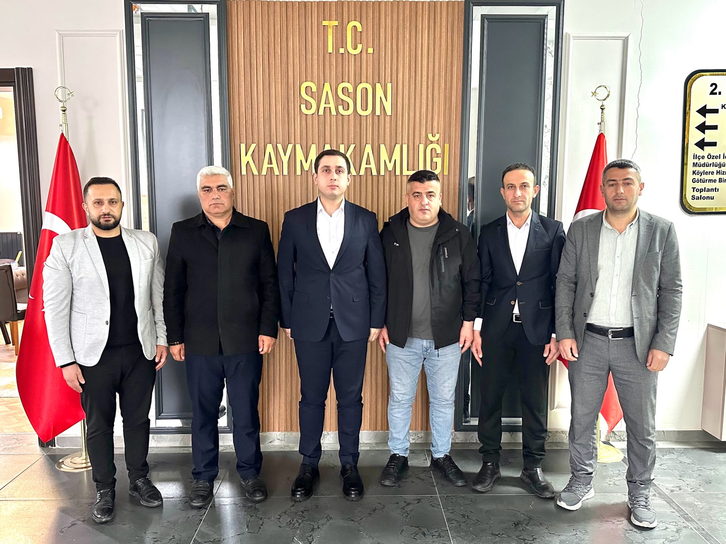 Sason’da Koruculardan Kaymakam Başar’a Ziyaret