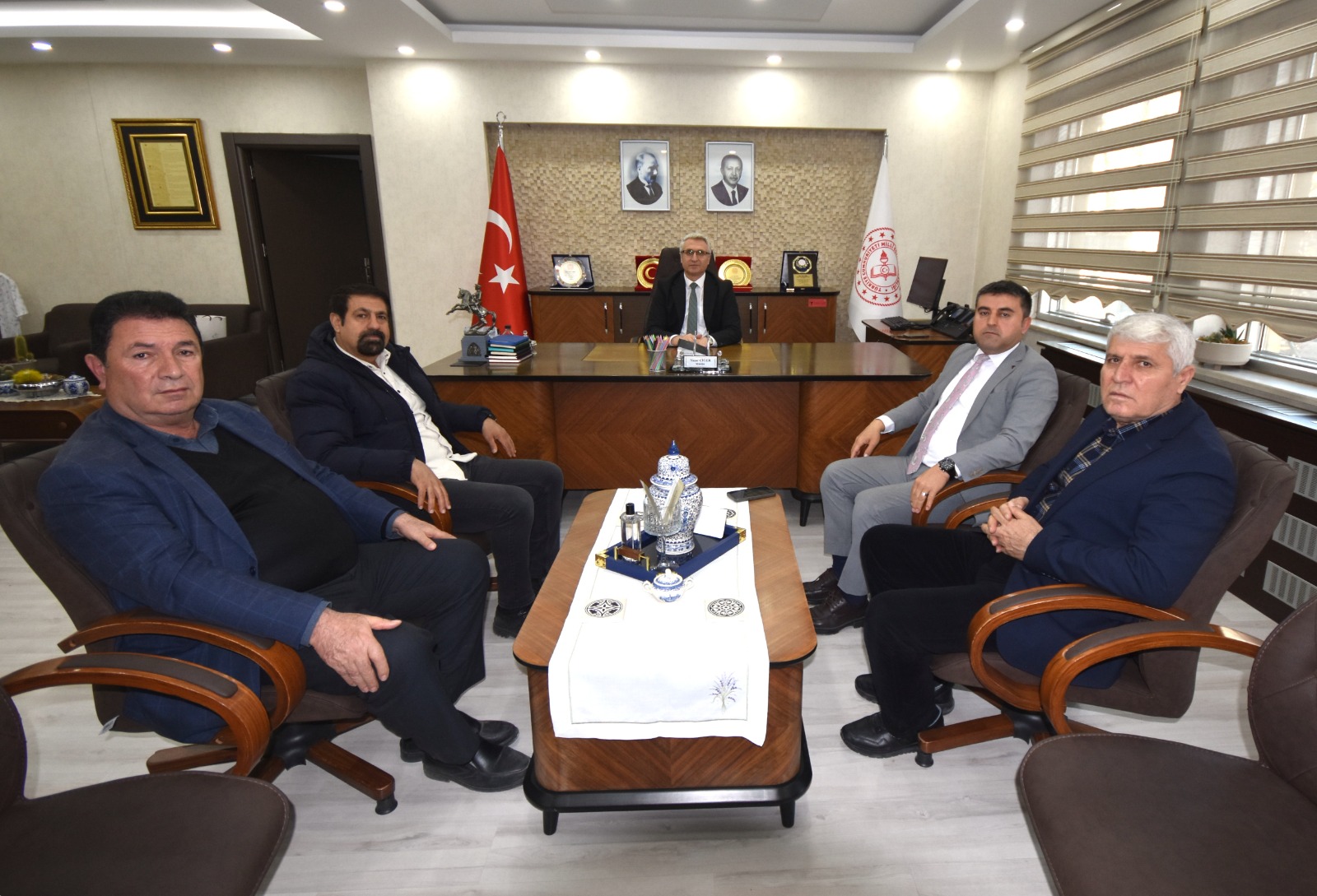Tımoklular Derneği’nden İl Milli Eğitim Müdürü Yaşar Ciğer’e Ziyaret