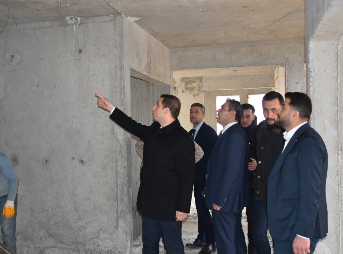 Kaymakam Başar’dan Sason’daki TOKİ İnşaatına İnceleme