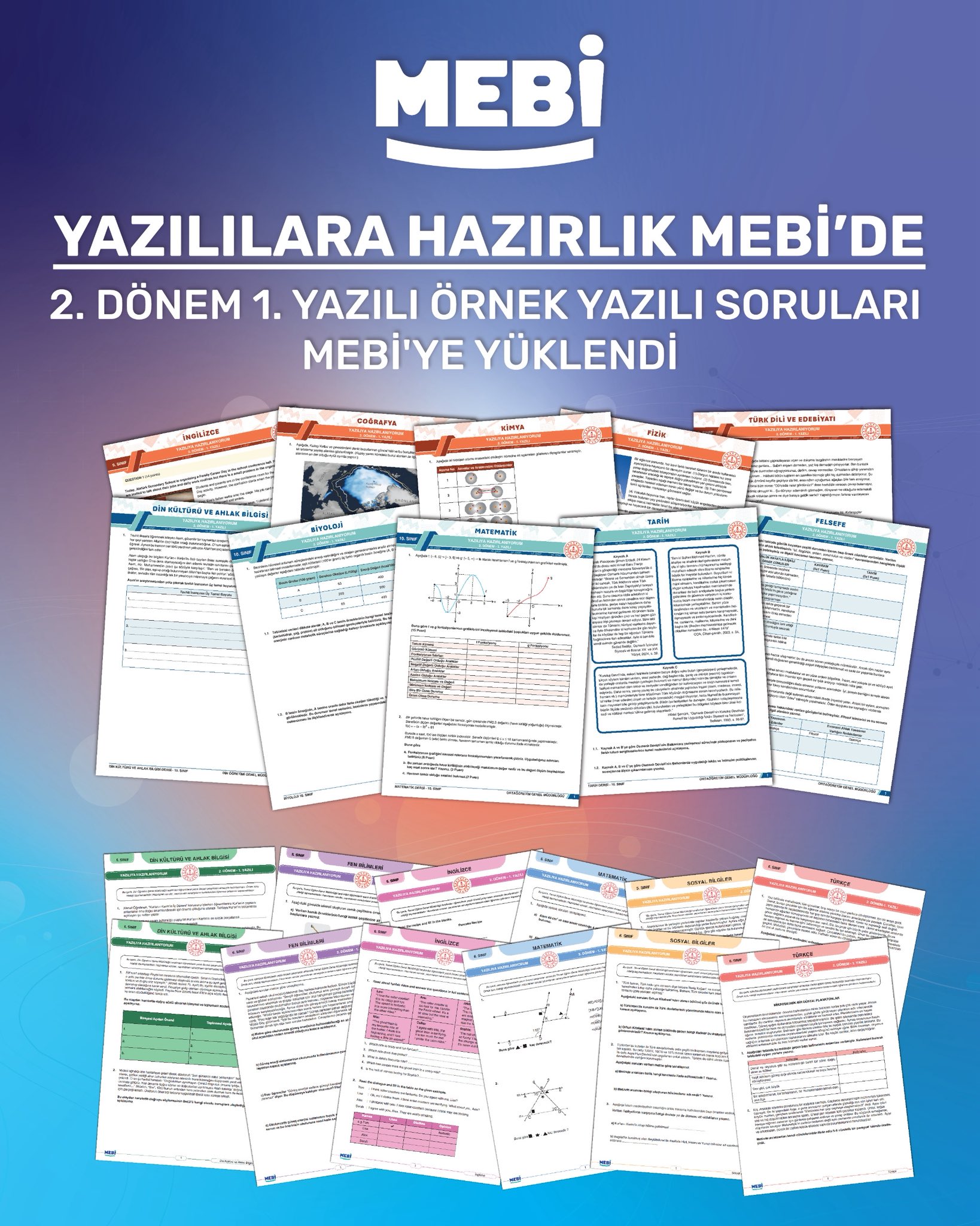 MEBİ’de Yazılı Hazırlık Dönemi Başladı