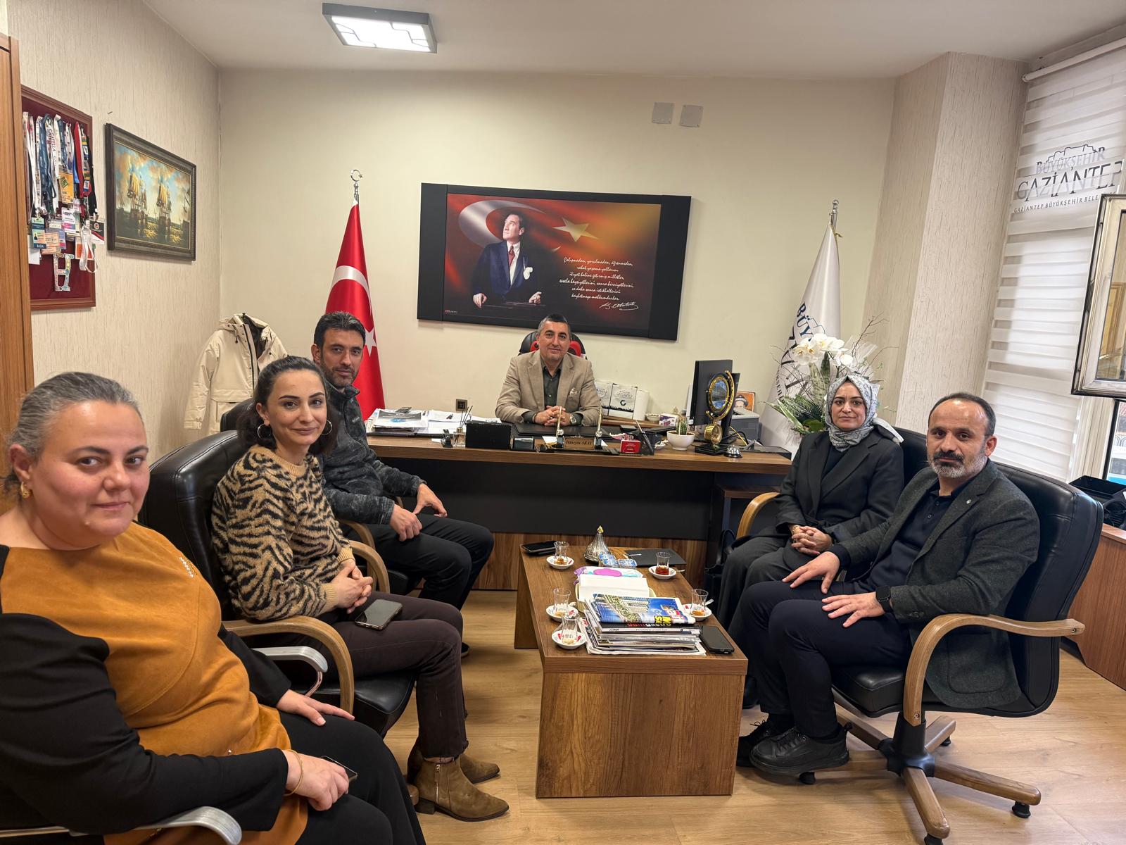 Proje Ofisi’nden Gaziantep Büyükşehir Belediyesi’ne İş Birliği Ziyareti