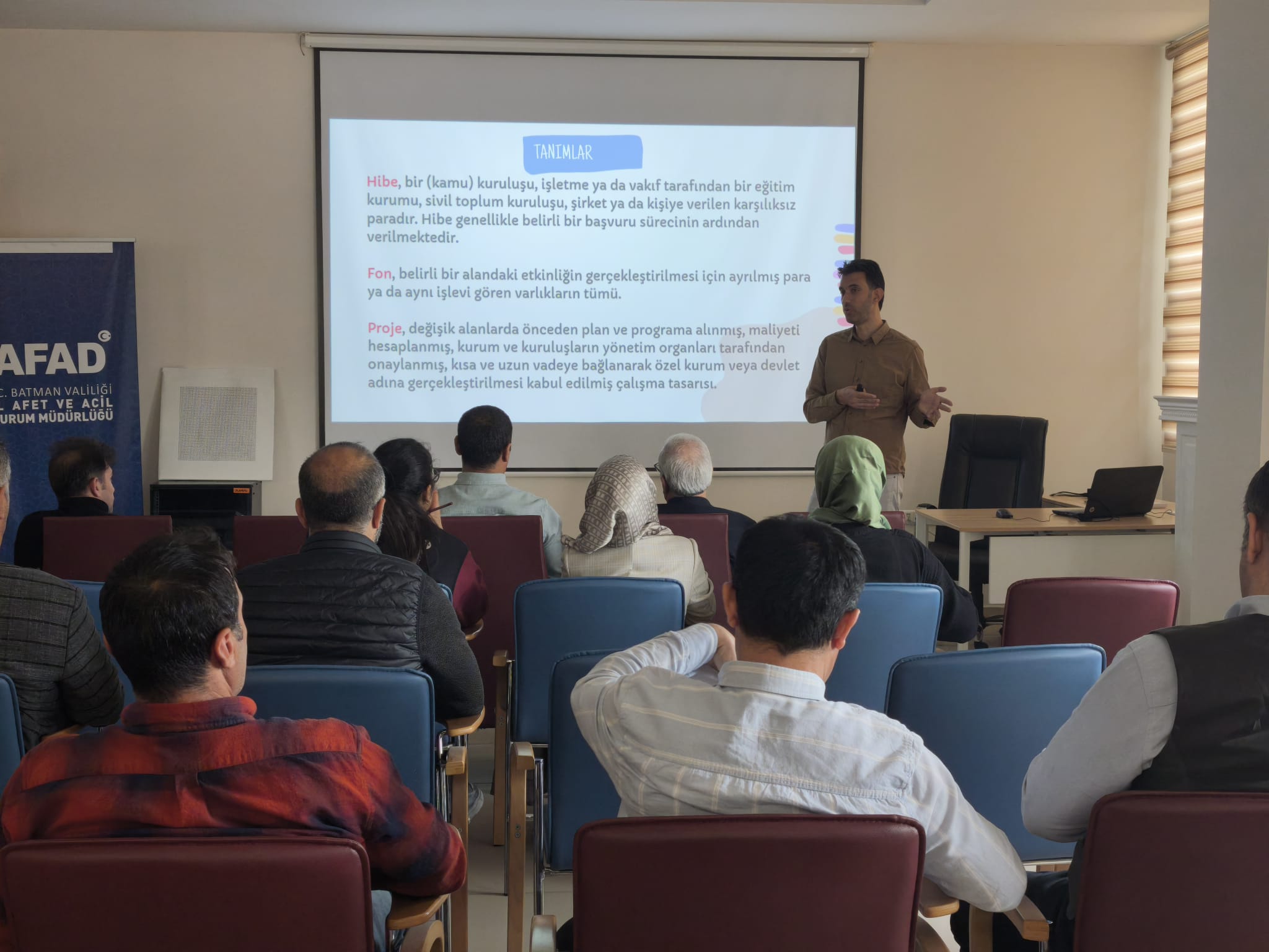 AFAD Personeline Proje Eğitimi Verildi