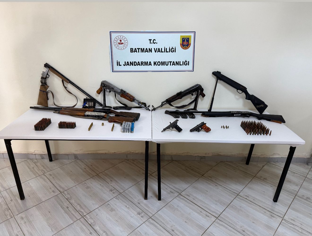 Sason’da Kaçak Silah Operasyonu