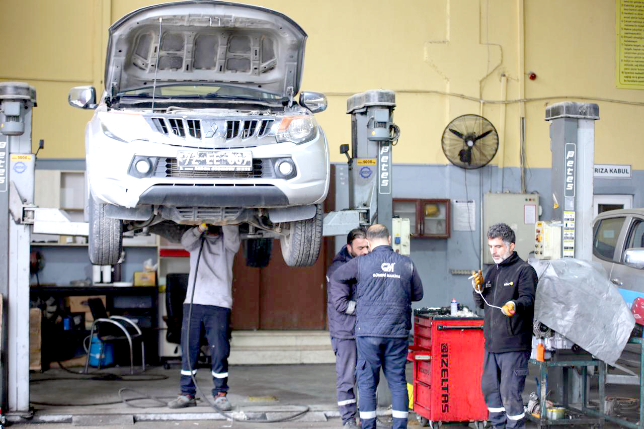 3 Ayda 1373 Araç Bakım ve Onarımı Gerçekleştirildi