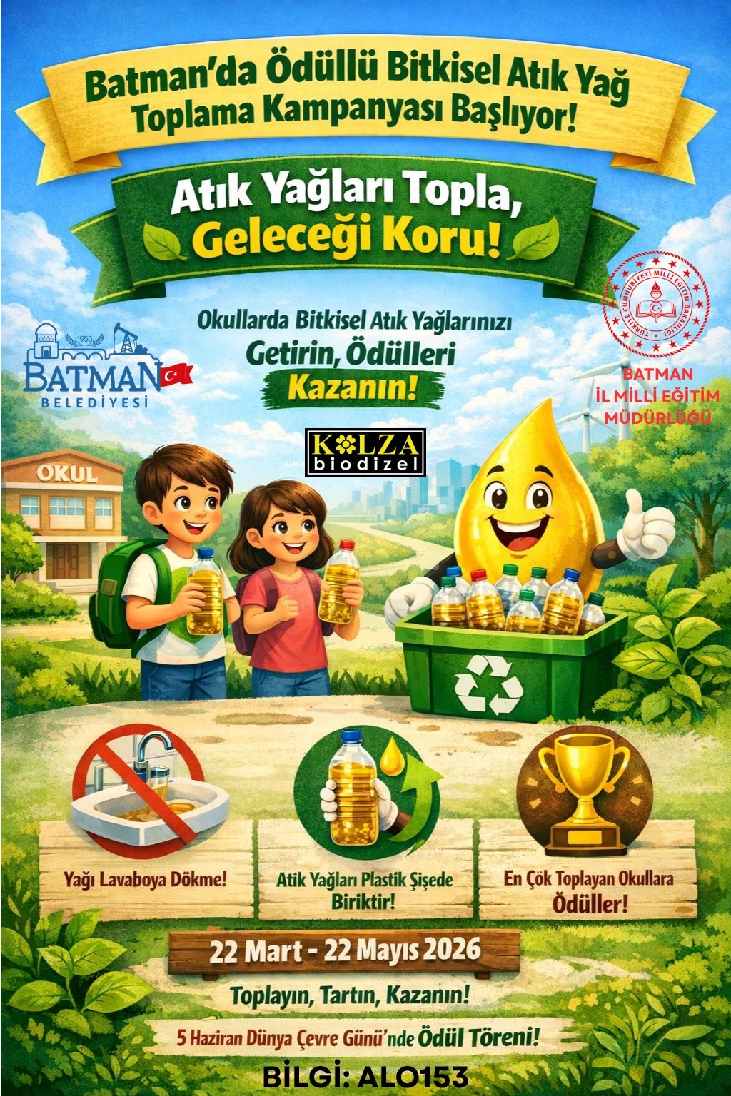 Atık Yağlar Geleceğe Kazandırılıyor