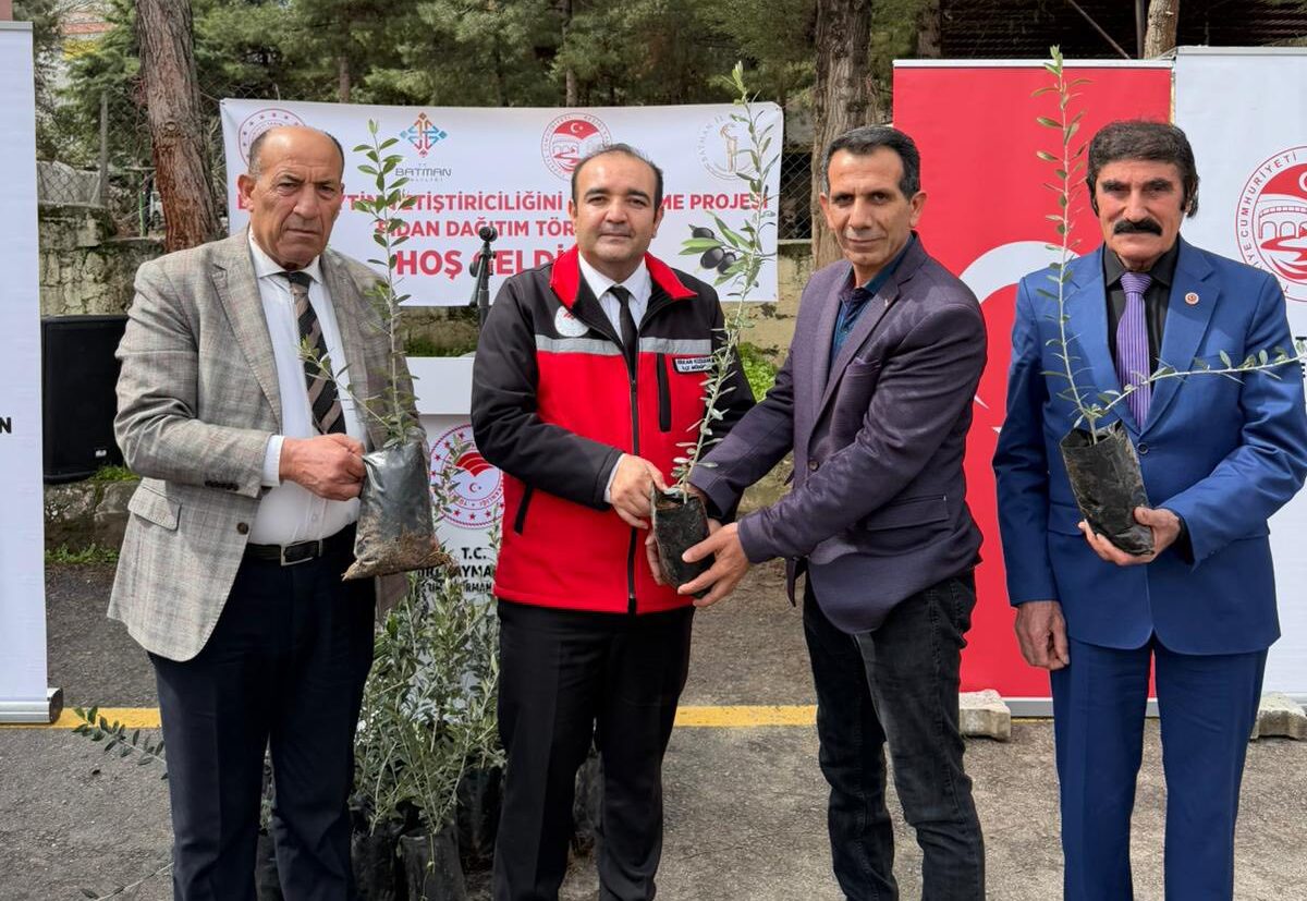 250 Üreticiye 20 Bin Zeytin Fidanı Dağıtıldı