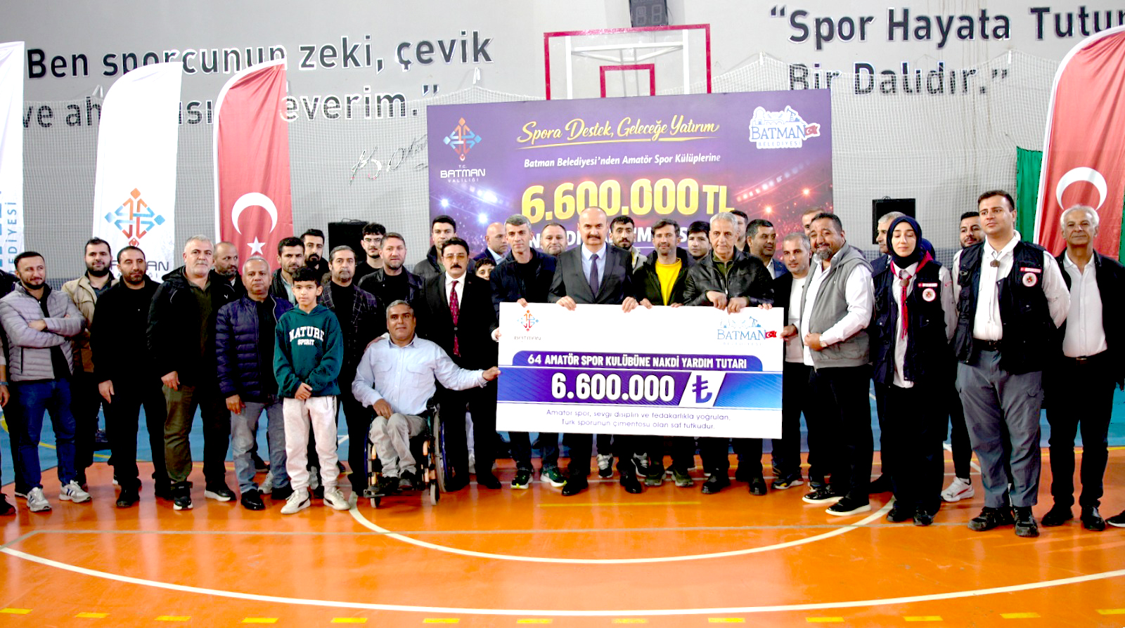 Amatör Spor Kulüplerine 6,6 Milyon TL Destek