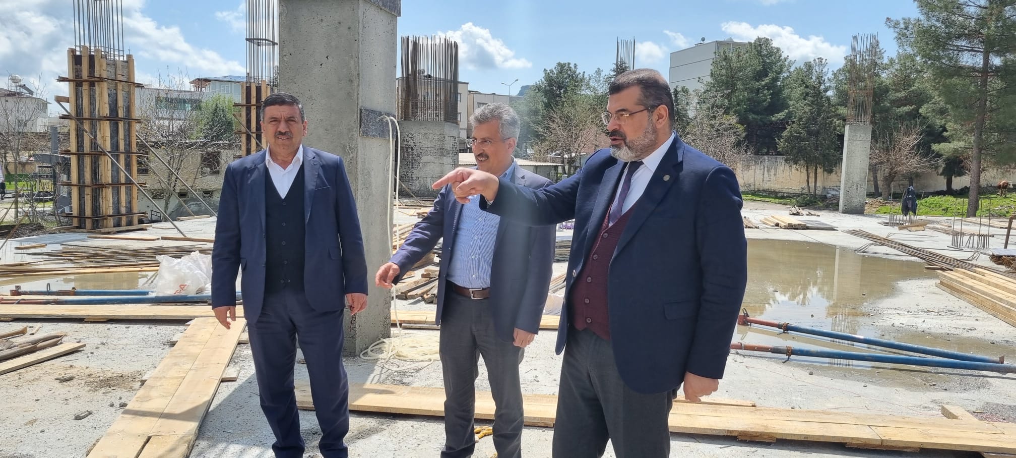 Yapımı Süren Camiler Yerinde İncelendi