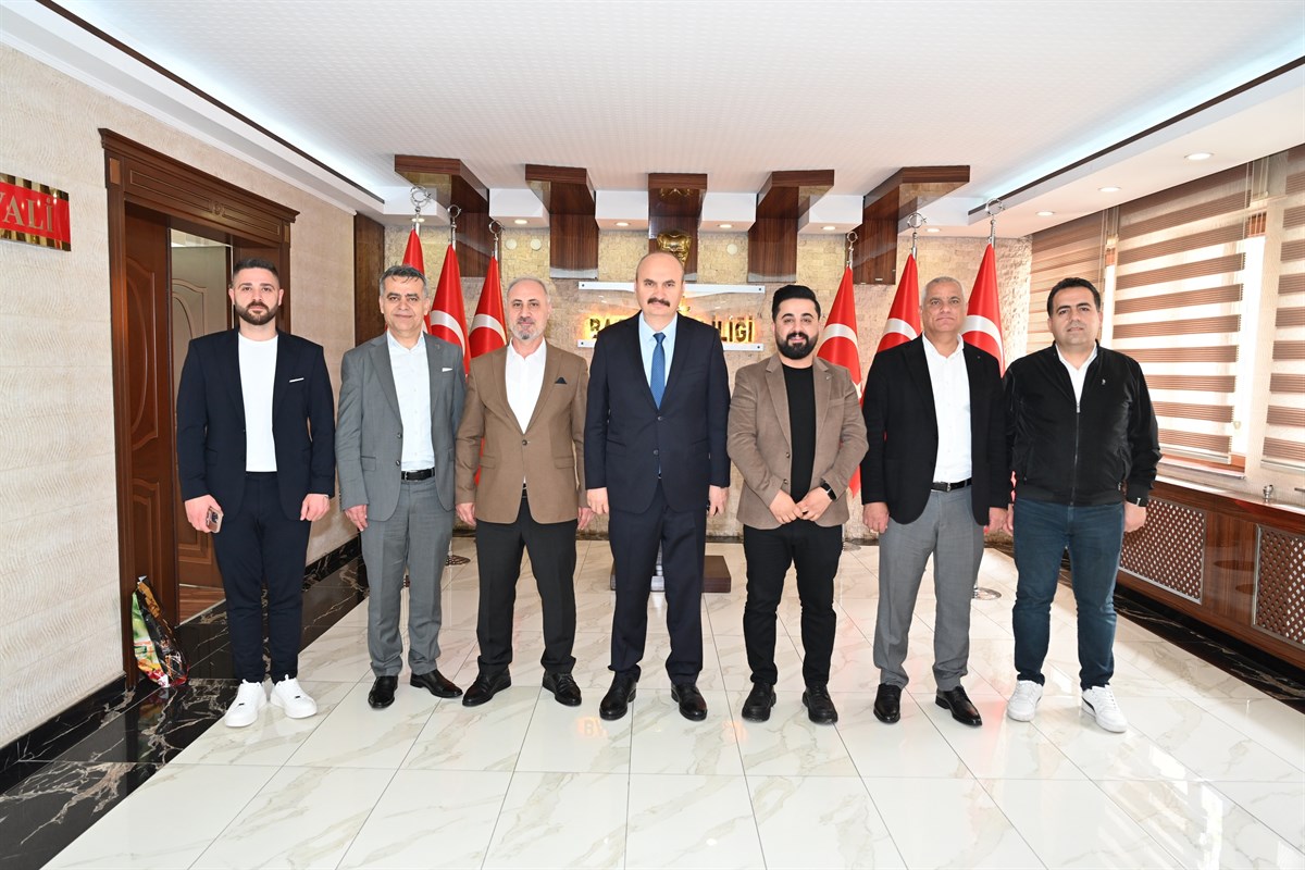 Gıda Toptancıları Kooperatifi Yönetiminden Vali Canalp’a ziyaret