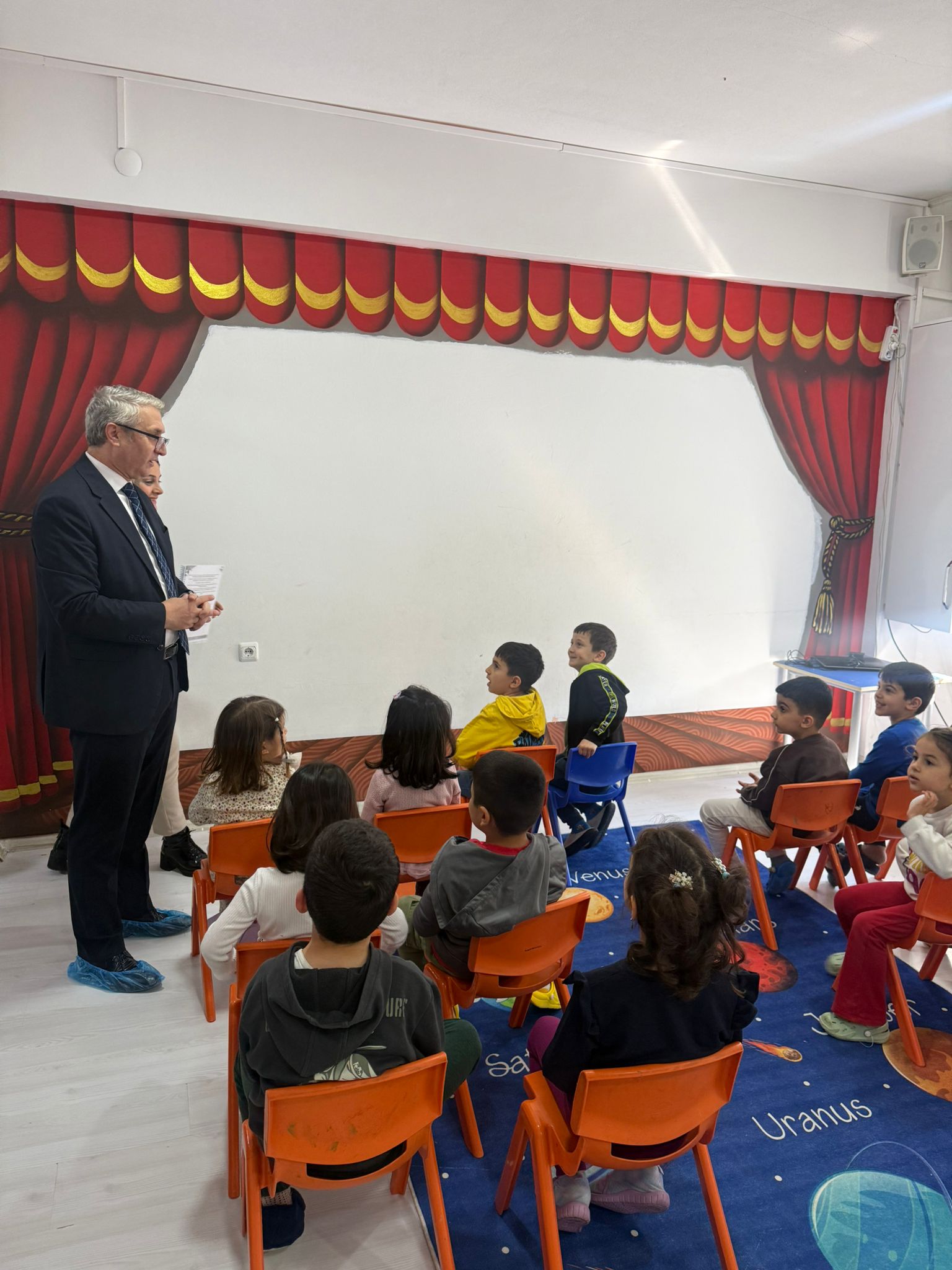 Gültepe Anaokulunu Ziyaret Etti