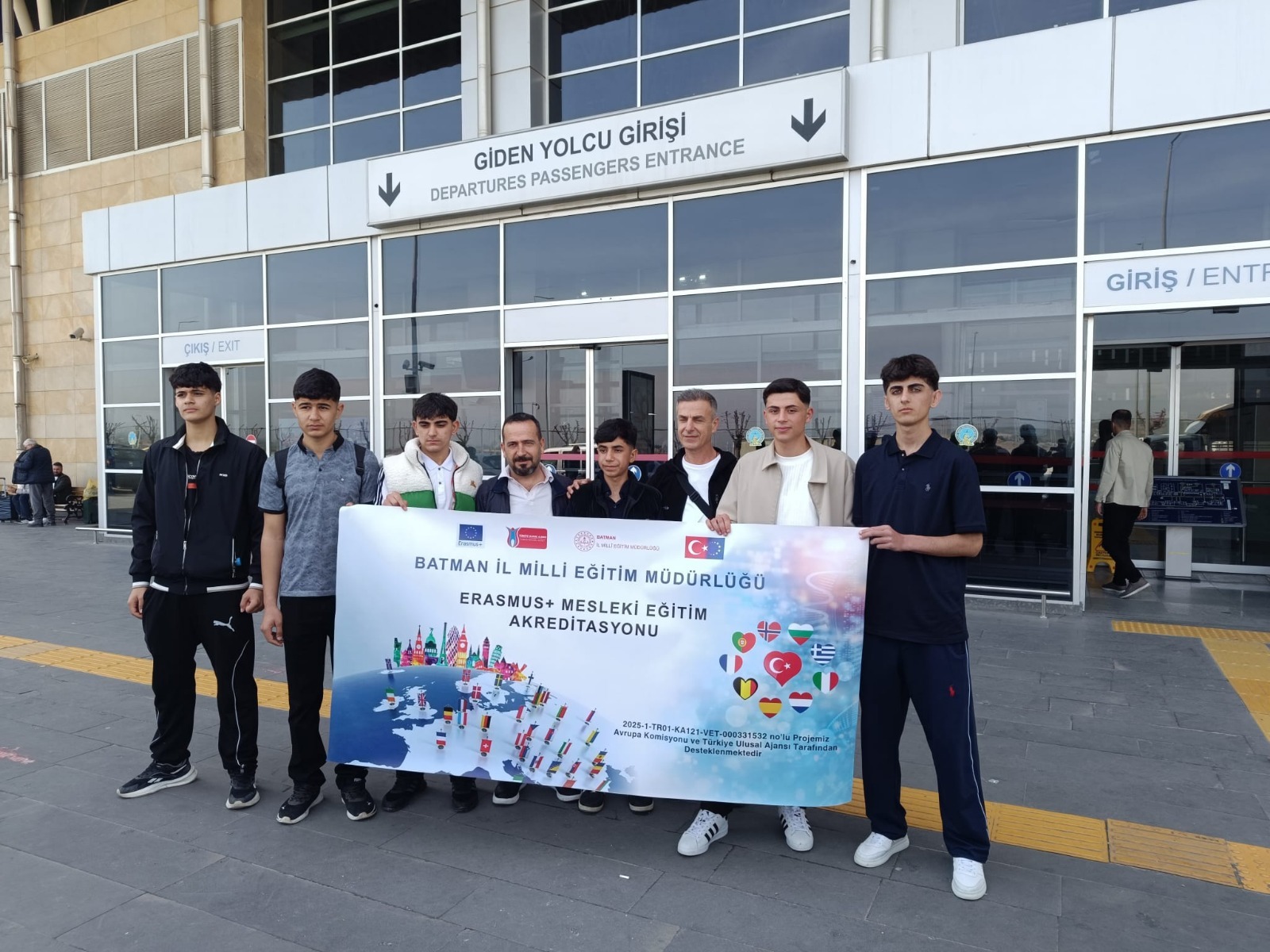 Batmanlı Öğrenciler İtalya’da Staja başladı