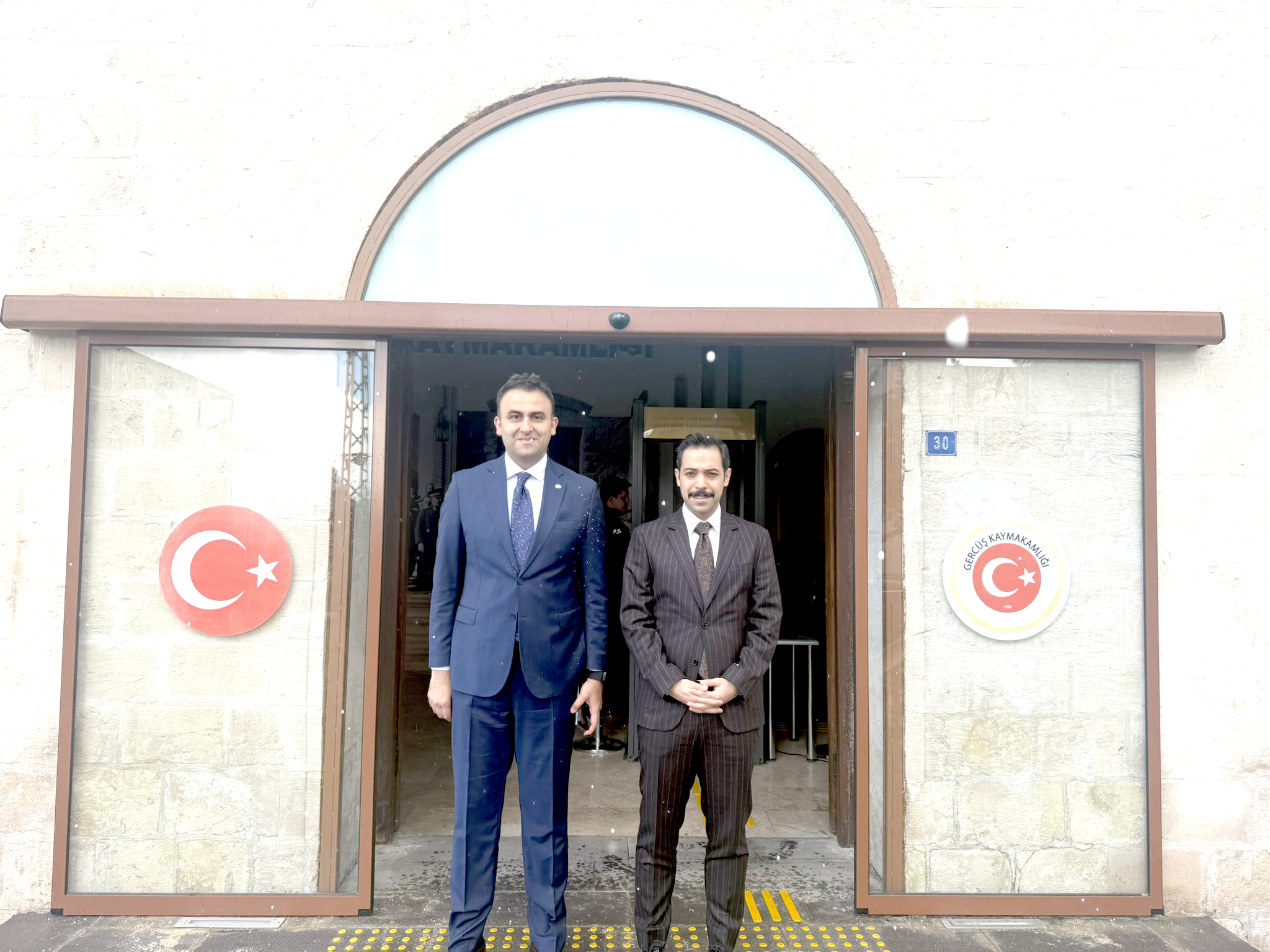 Hasankeyf Kaymakamı İmrak’tan Gercüş Kaymakamı Uzun’a ziyaret