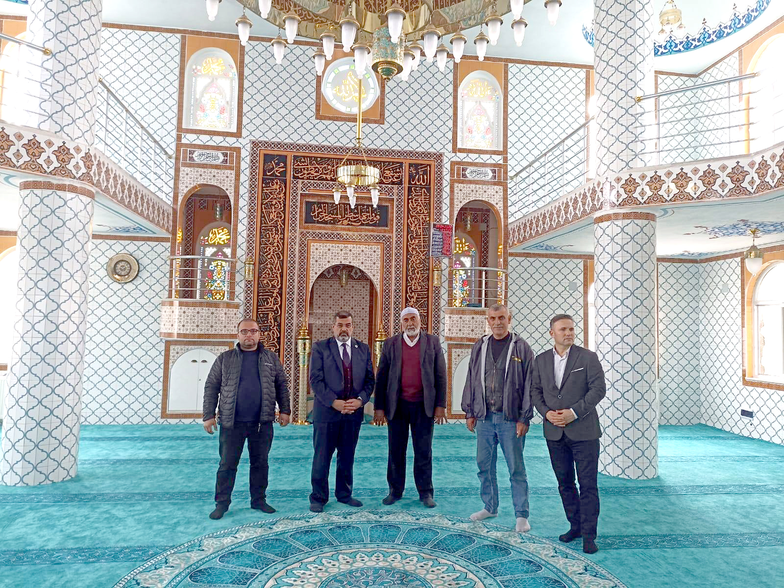 Müftü Durmuş’tan Mahmudiye Camii İnşaatına Ziyaret