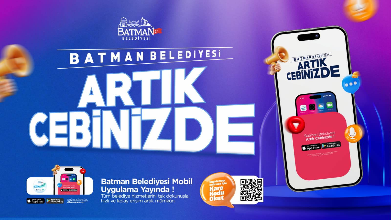 Batman’da Belediyecilik Cebe Taşındı