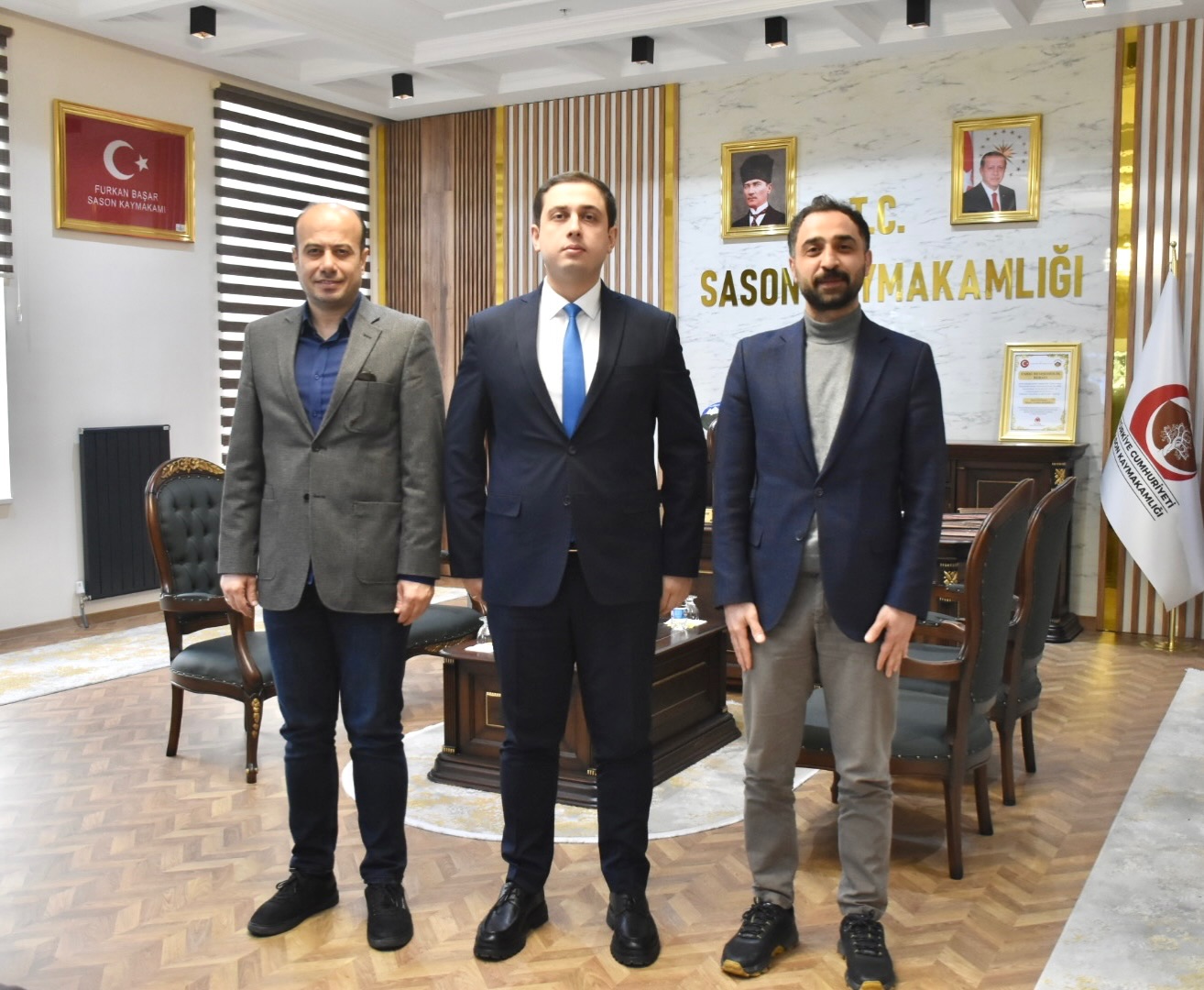 TKDK’dan Sason Kaymakamı Furkan Başar’a Ziyaret