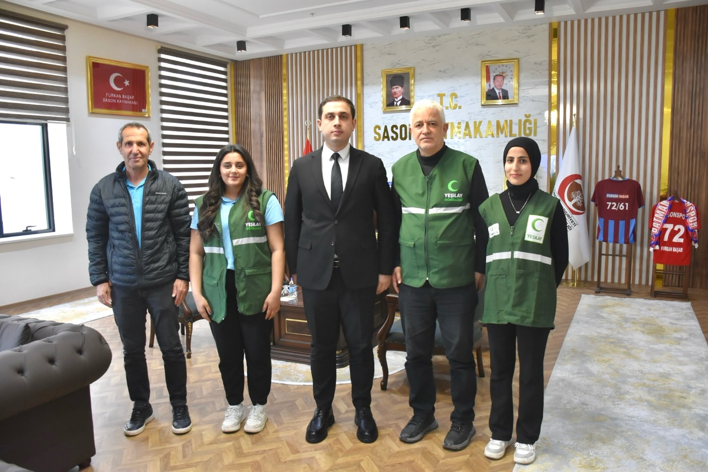 Yeşilay’dan Kaymakam Başar’a Ziyaret