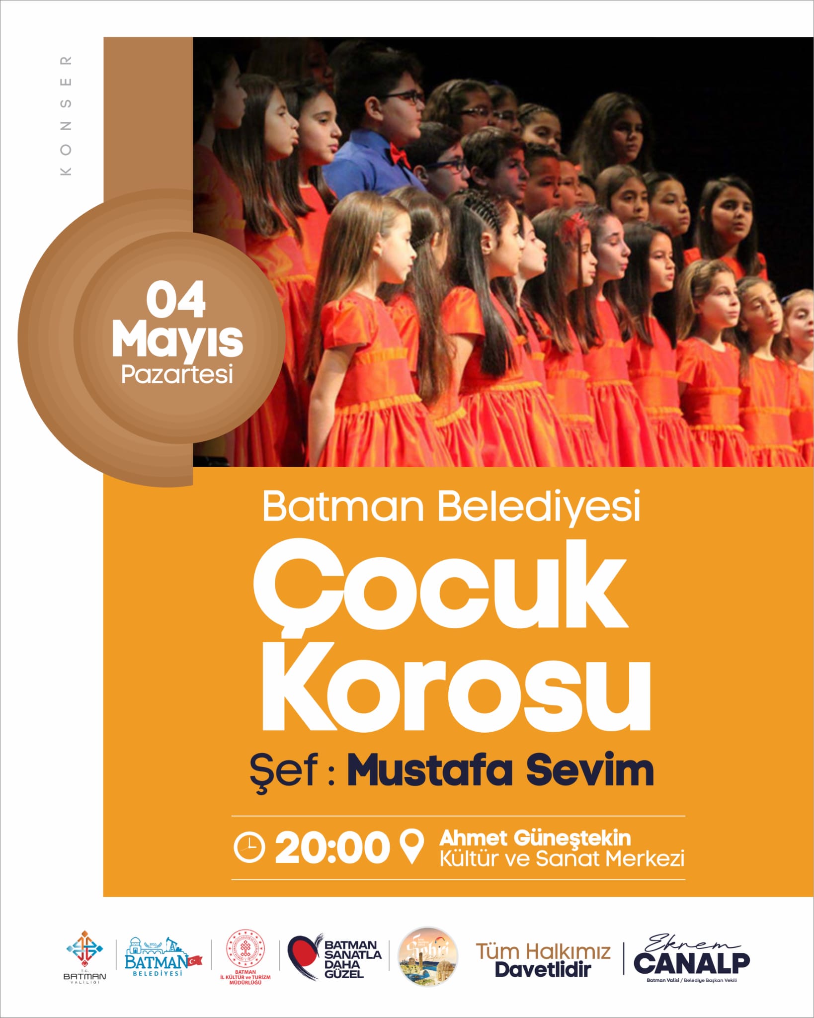 Minik Seslerden Büyük Ezgiler: Batman Belediyesi Çocuk Korosu Konseri