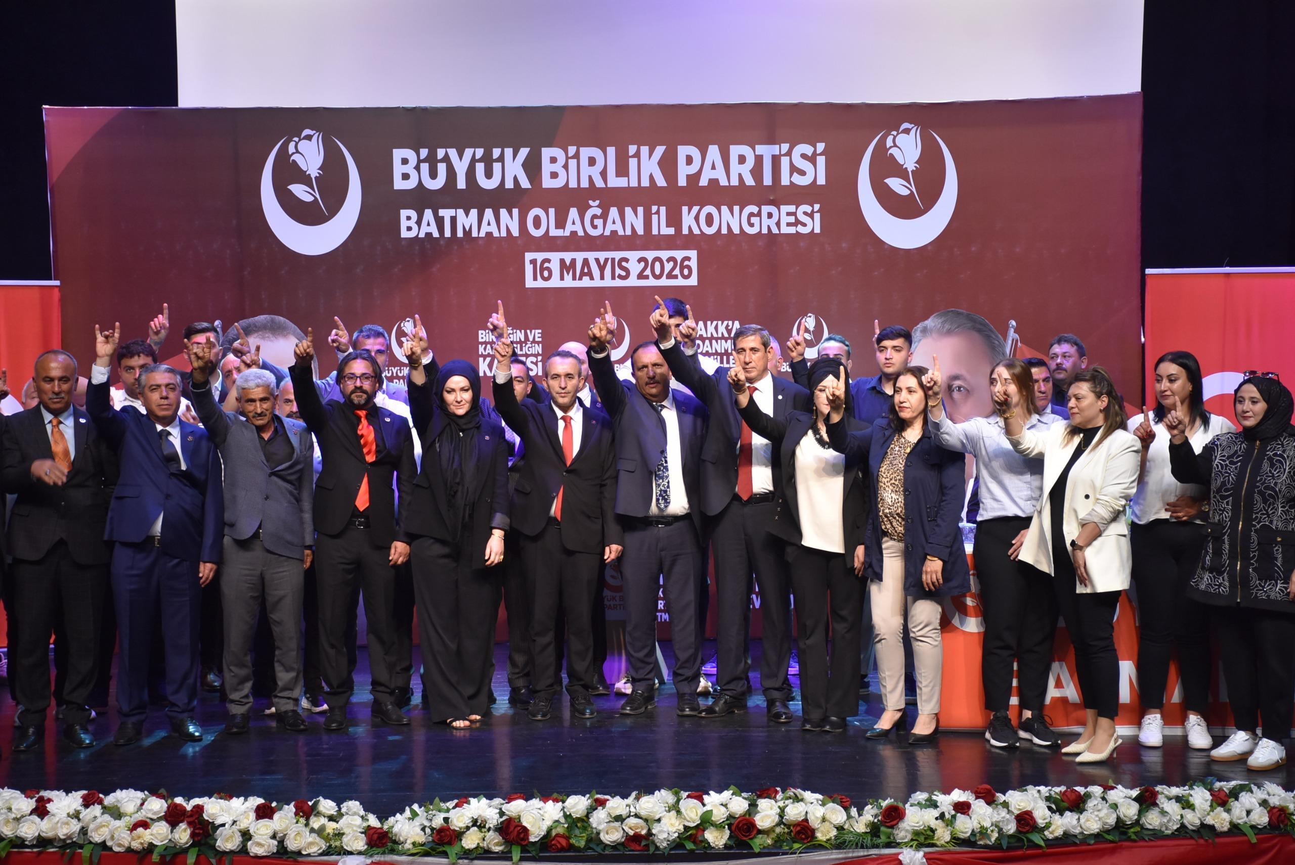Büyük Birlik Partisi Batman’da Adem Bağlamış güç tazeledi