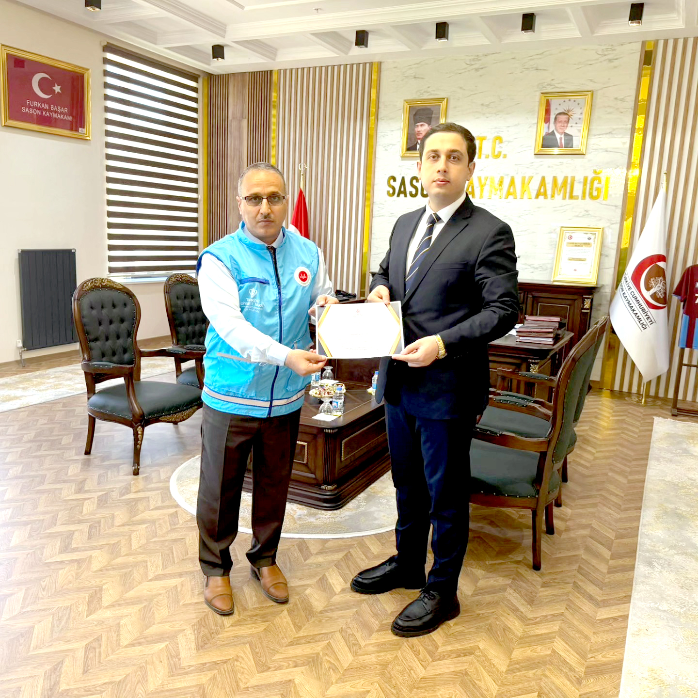 Kaymakam Başar’dan vekâletle kurban kampanyasına destek