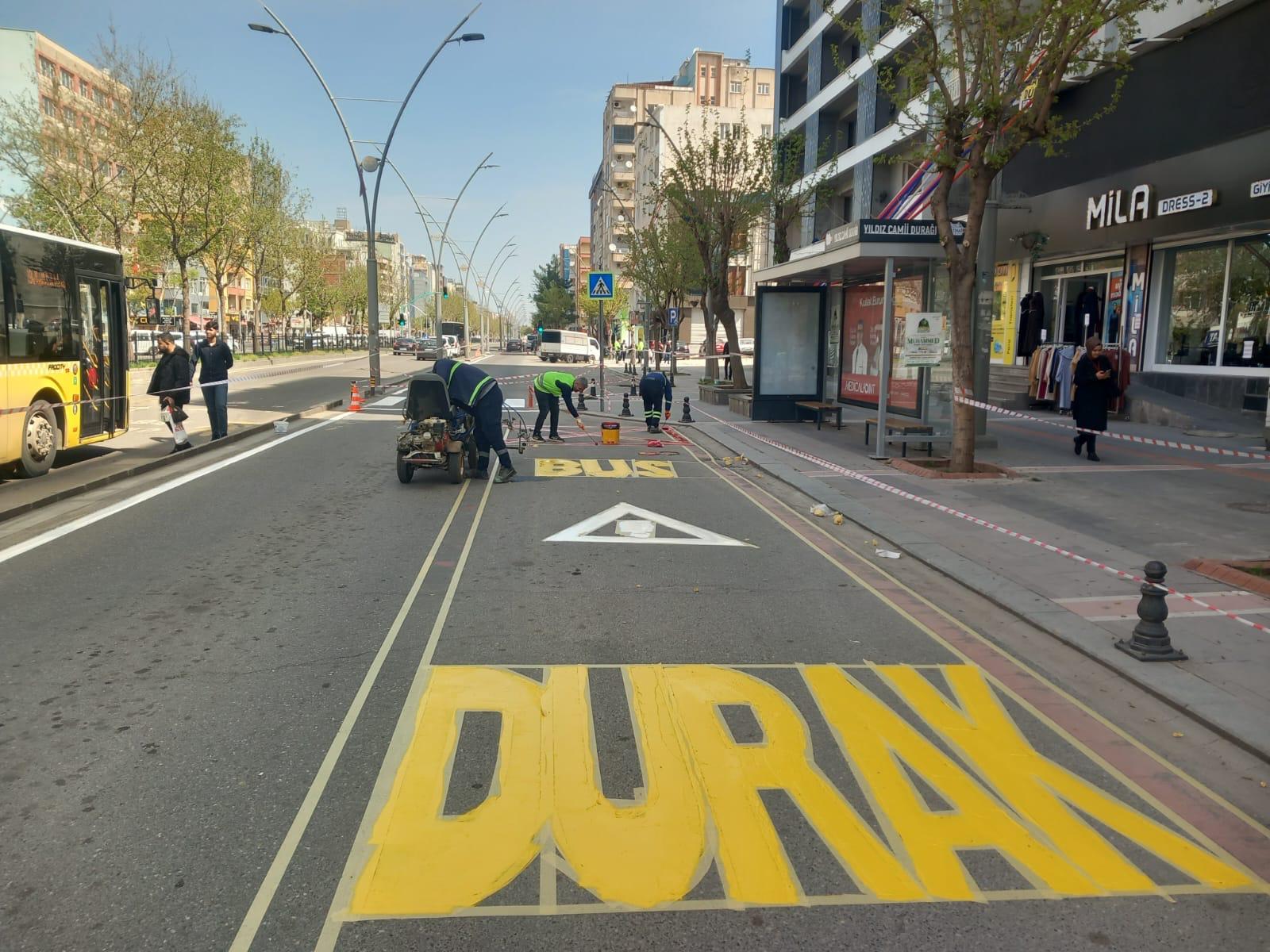 Yol Çizgileri Yenilendi