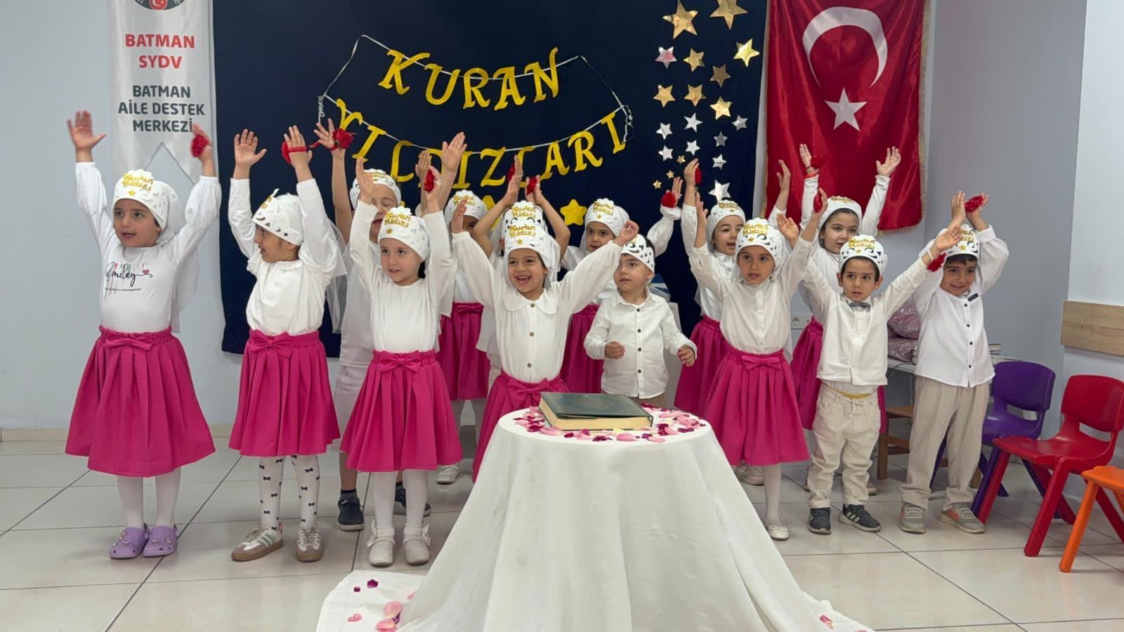 Batman’da 4-6 Yaş Kur’an Kursu Öğrencileri İçin “Kur’an’a Geçme Töreni” Düzenlendi
