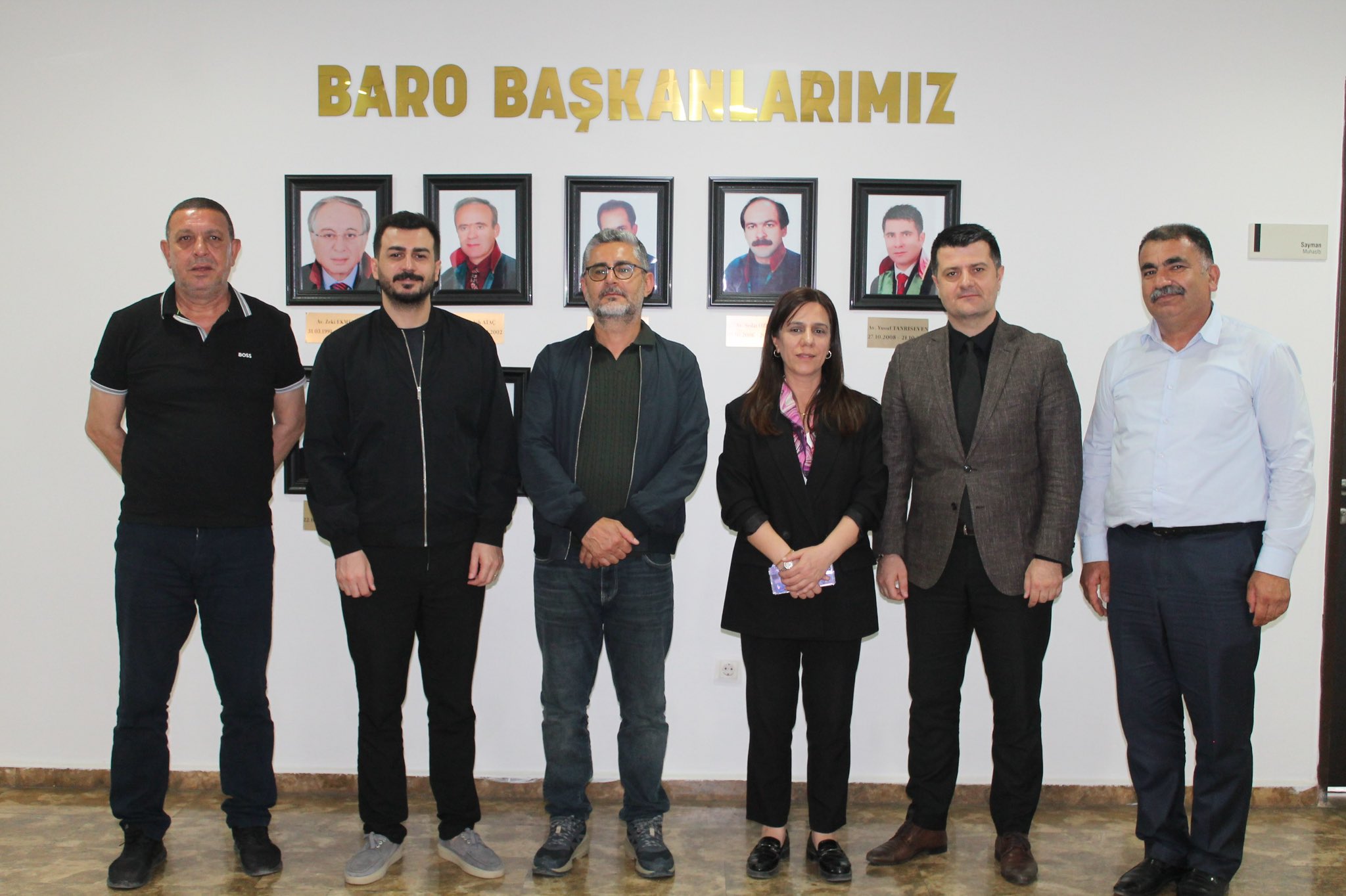 DEM Parti ve DBP Yöneticilerinden Batman Barosu’na Ziyaret