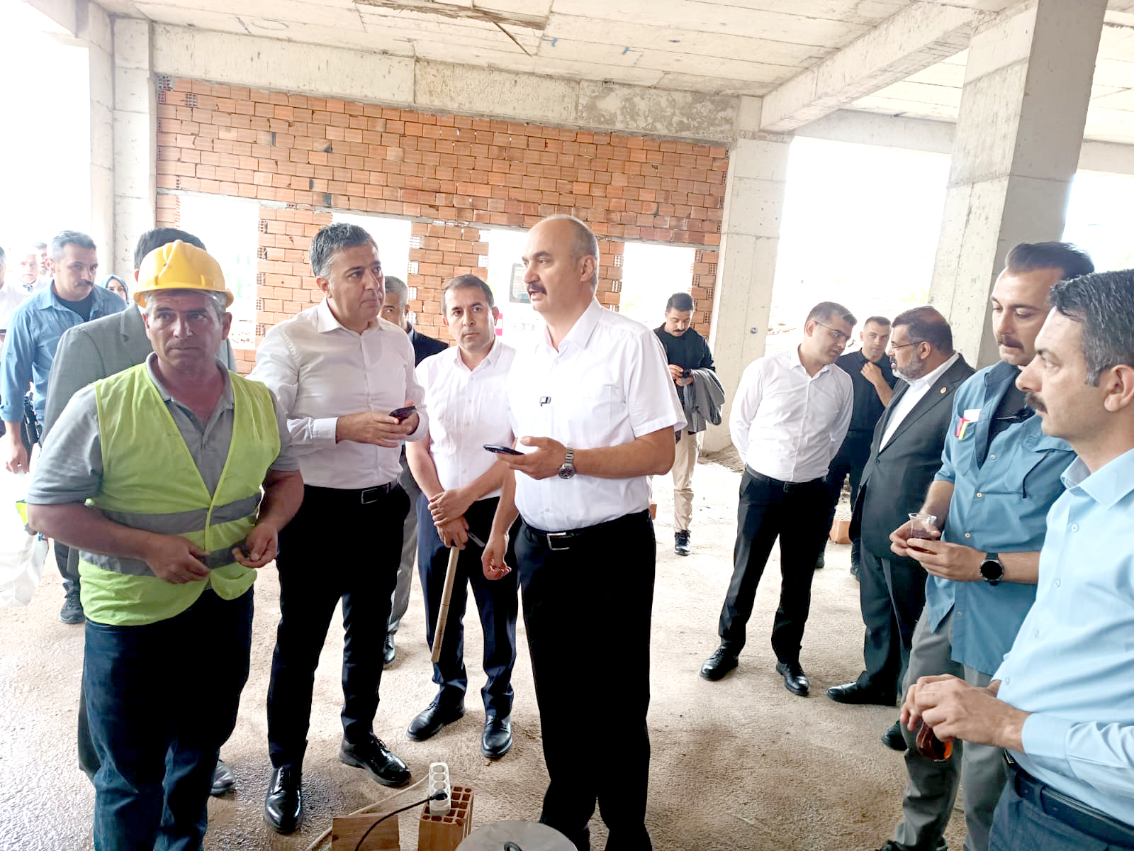 Belde Aile Sağlığı Merkezi İnşaatı İncelendi