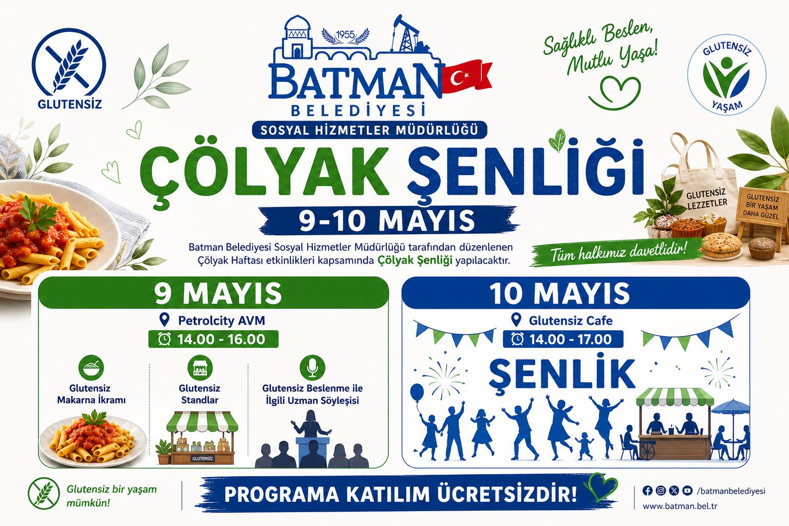 Batman Belediyesi’nden Çölyak Farkındalık Şenliği