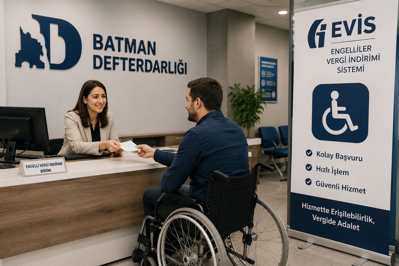 Batman Defterdarlığı’ndan Engelli Vatandaşlara Dijital Kolaylık