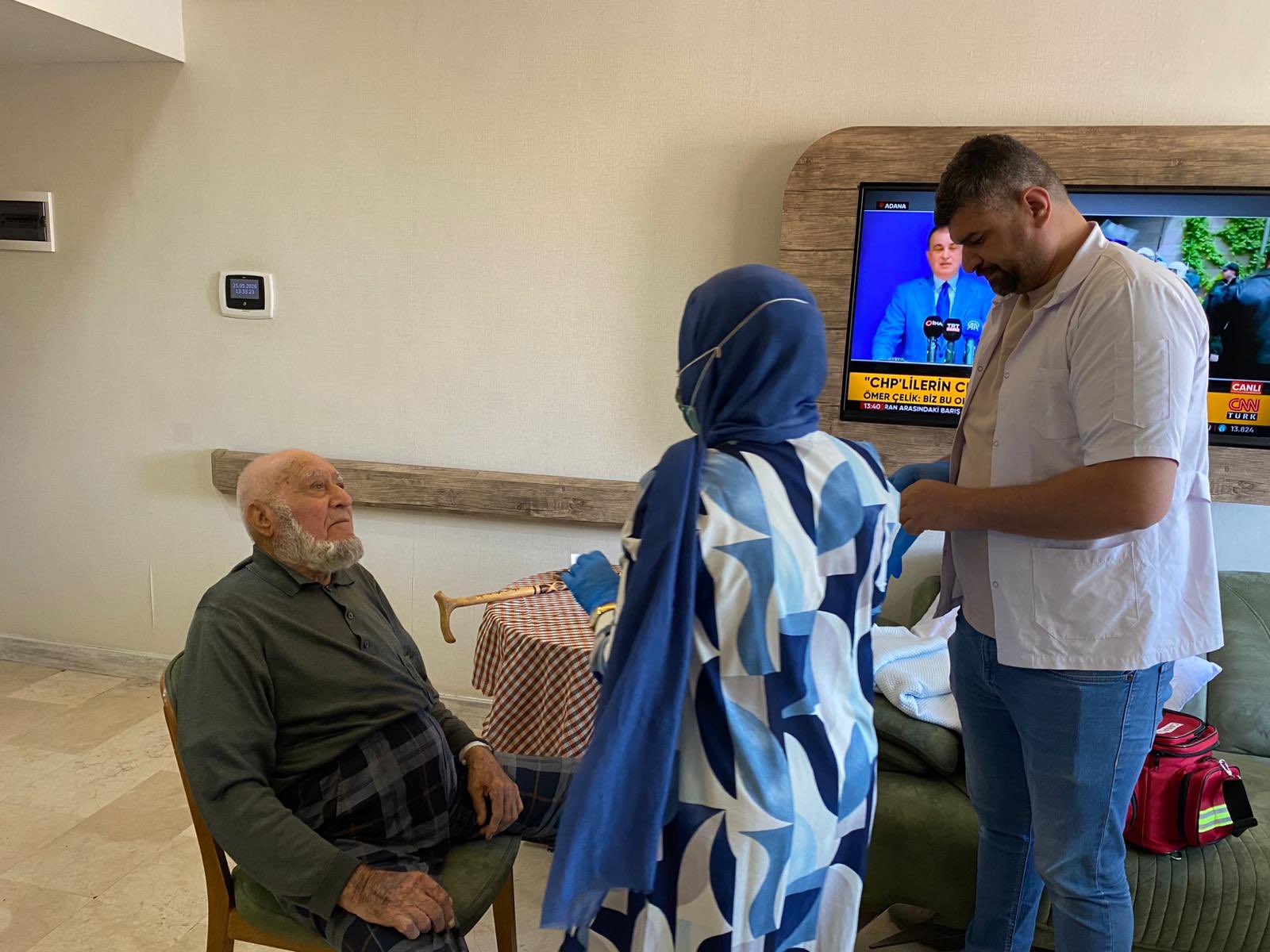 Bayramda Evde Sağlık Hizmetleri Kesintisiz Sürdü