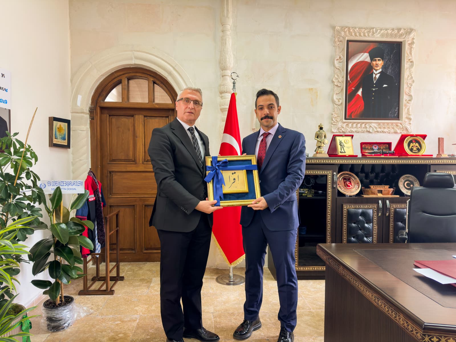 Müdür Ciğer’den Gercüş Kaymakamı Mehmet Zahid Uzun’a Ziyaret