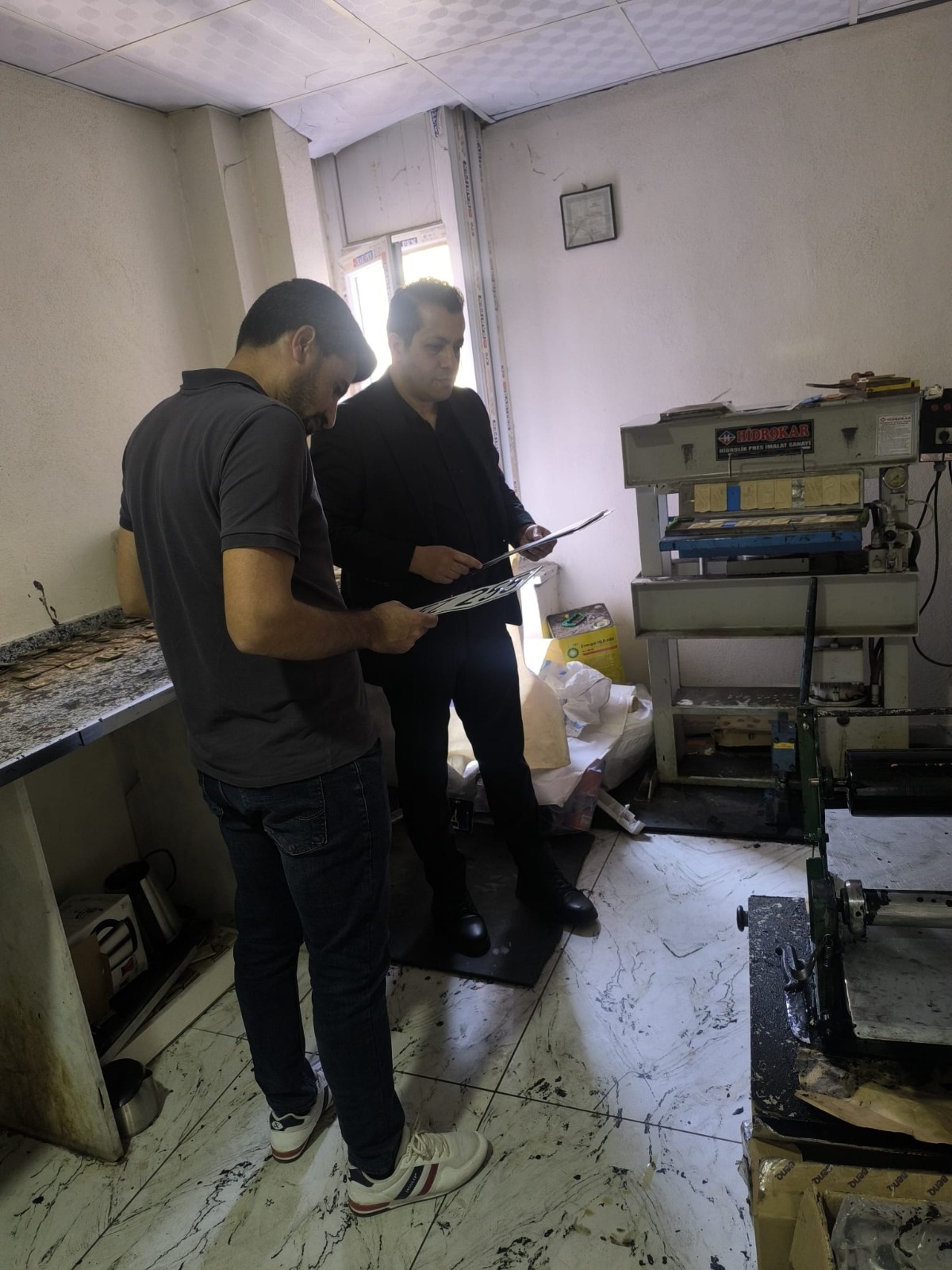 Ticaret ve Emniyet Ekiplerinden Ortak Plaka Denetimi